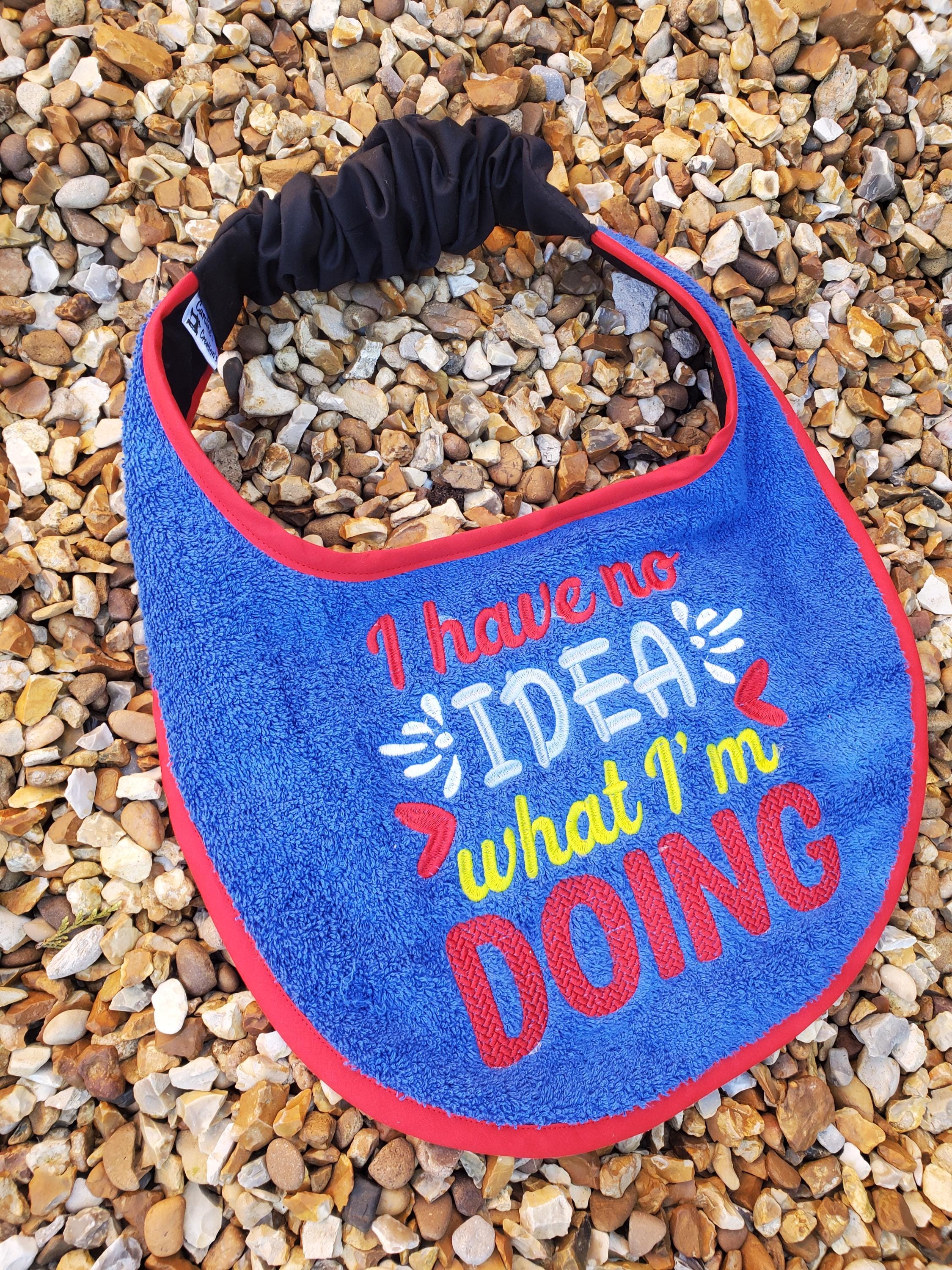 Large Breed Dog Bib: Terry Towel Slobber Catcher, Newfoundland Bib