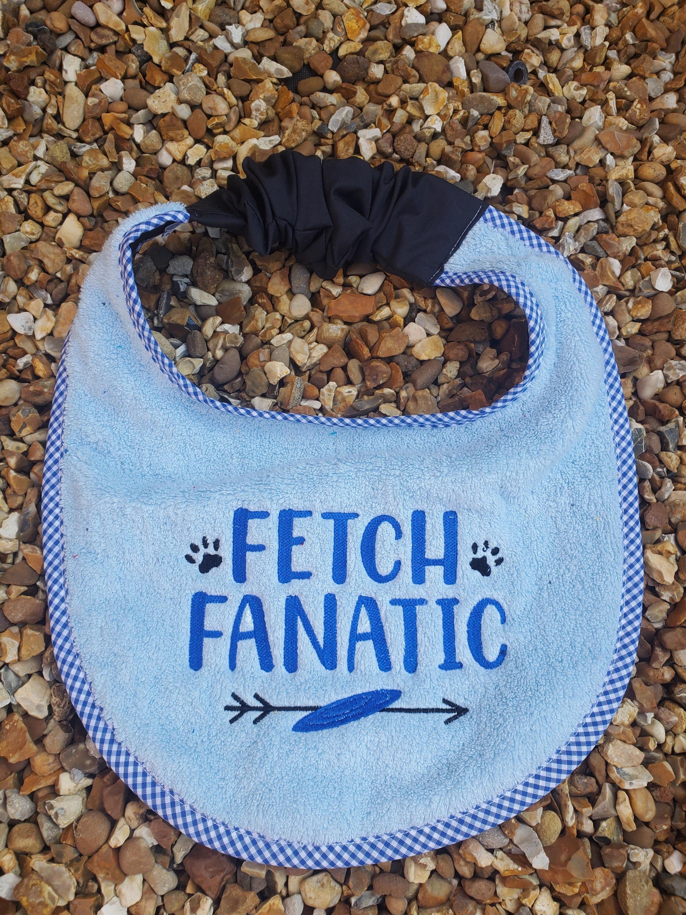 Large Breed Dog Bib: Absorbent Terry Towel, Newfoundland, Custom Name
