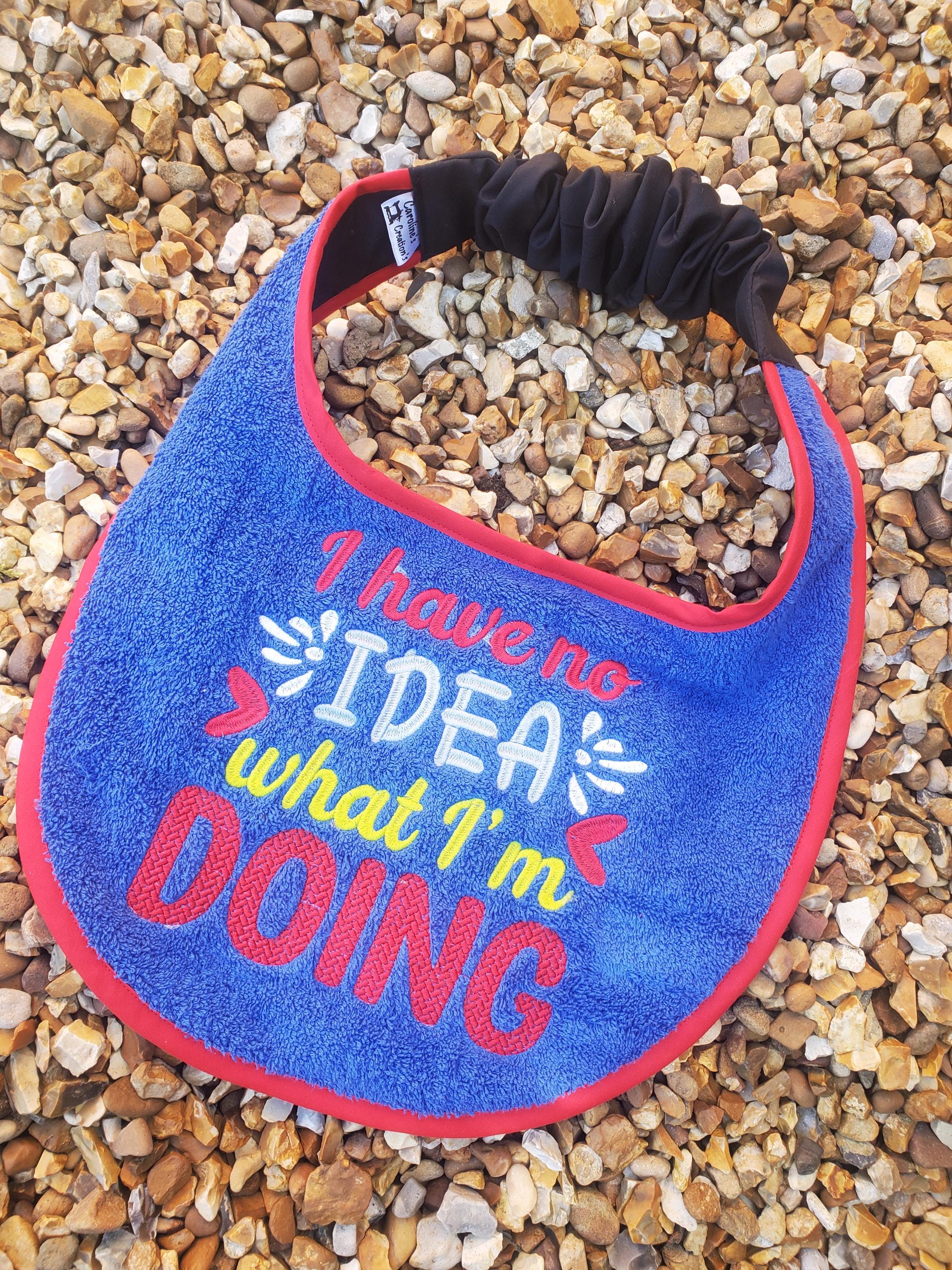 Large Breed Dog Bib: Terry Towel Slobber Catcher, Newfoundland Bib