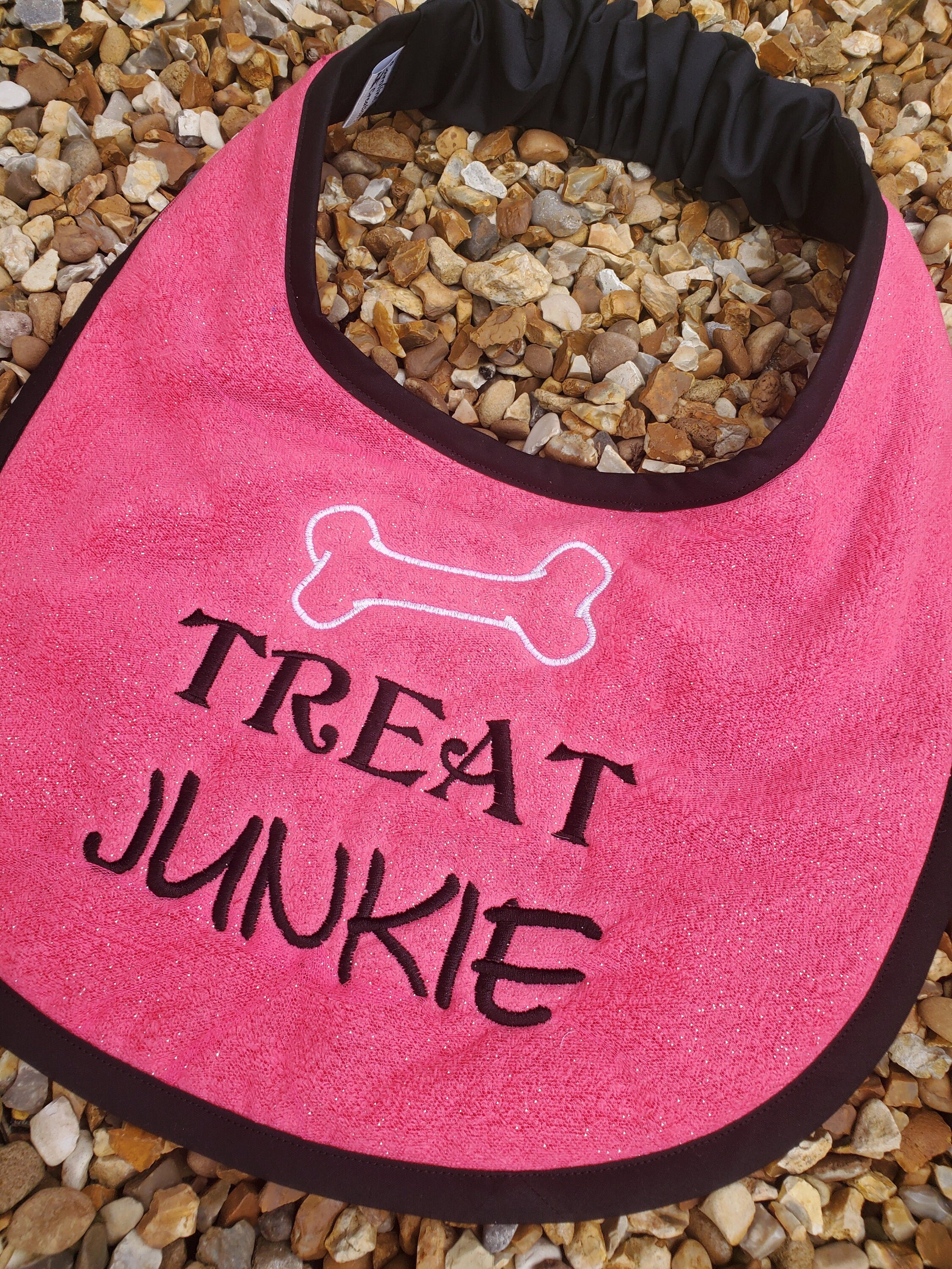 Large Breed Dog Bib: Absorbent Terry Towel, Newfoundland, Personalized