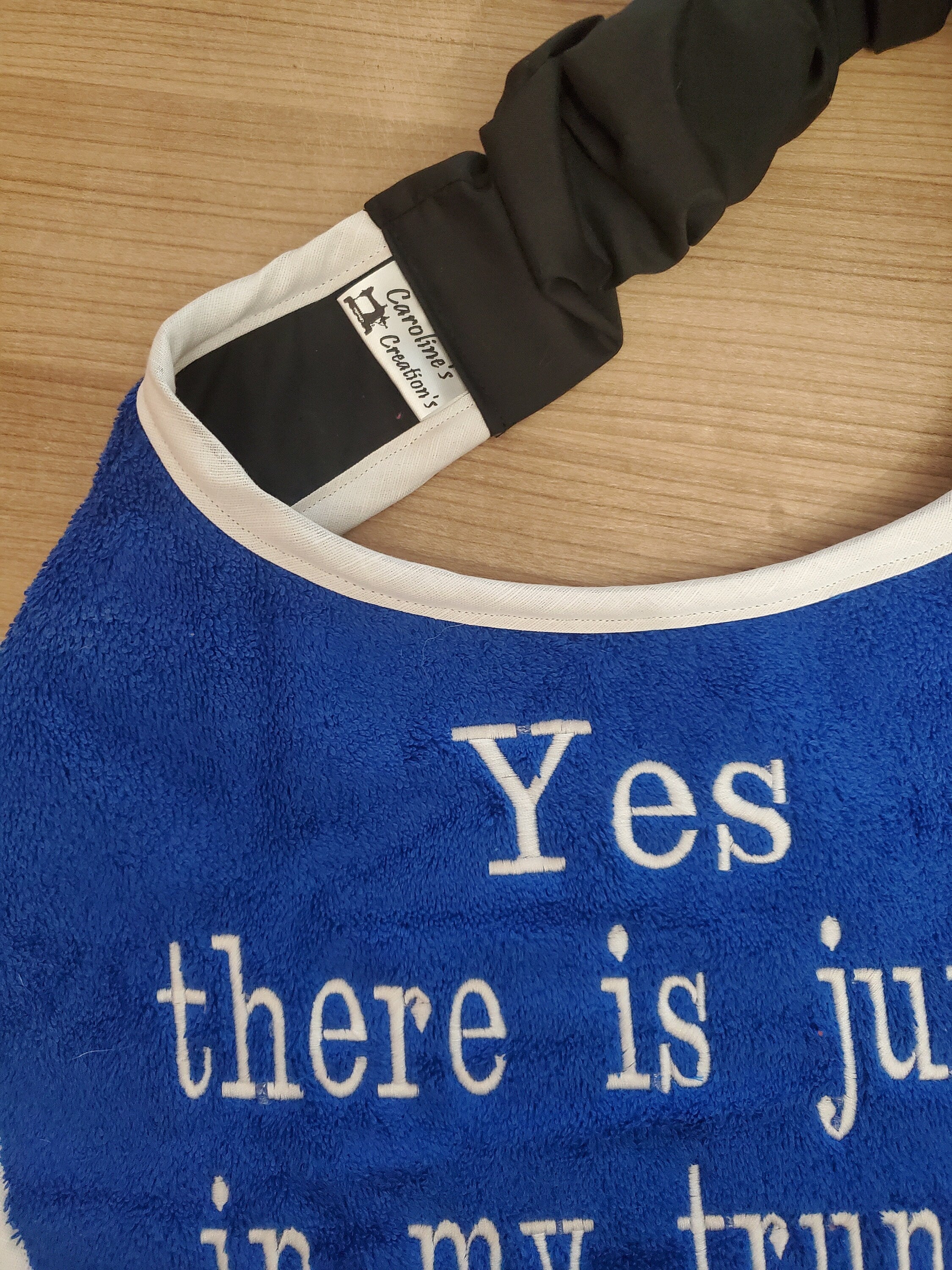 Large Breed Dog Bib: Absorbent Terry Towel, Newfoundland Drool Catcher