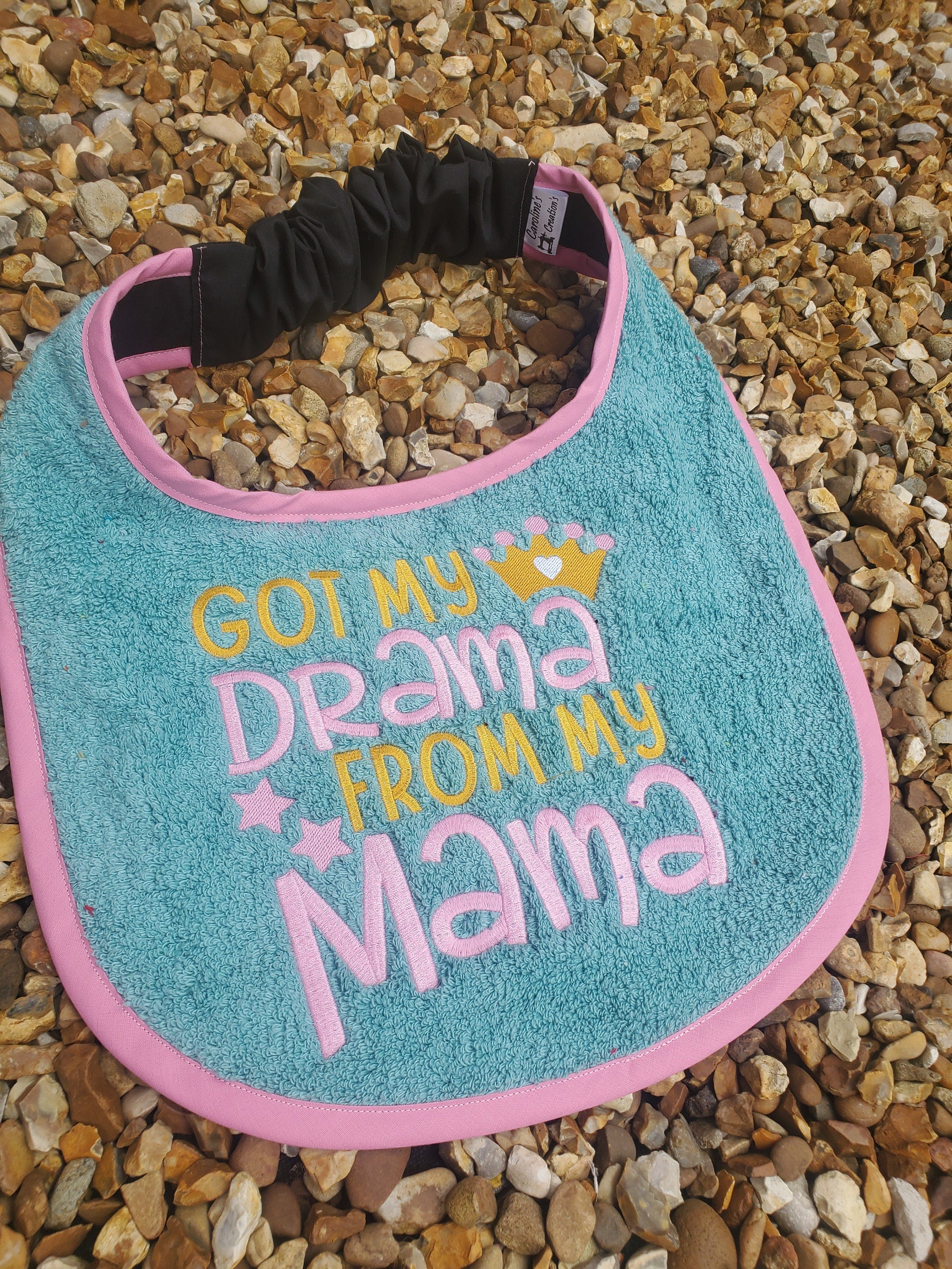 Personalized Large Breed Dog Bib: Terry Towel Slobber Catcher