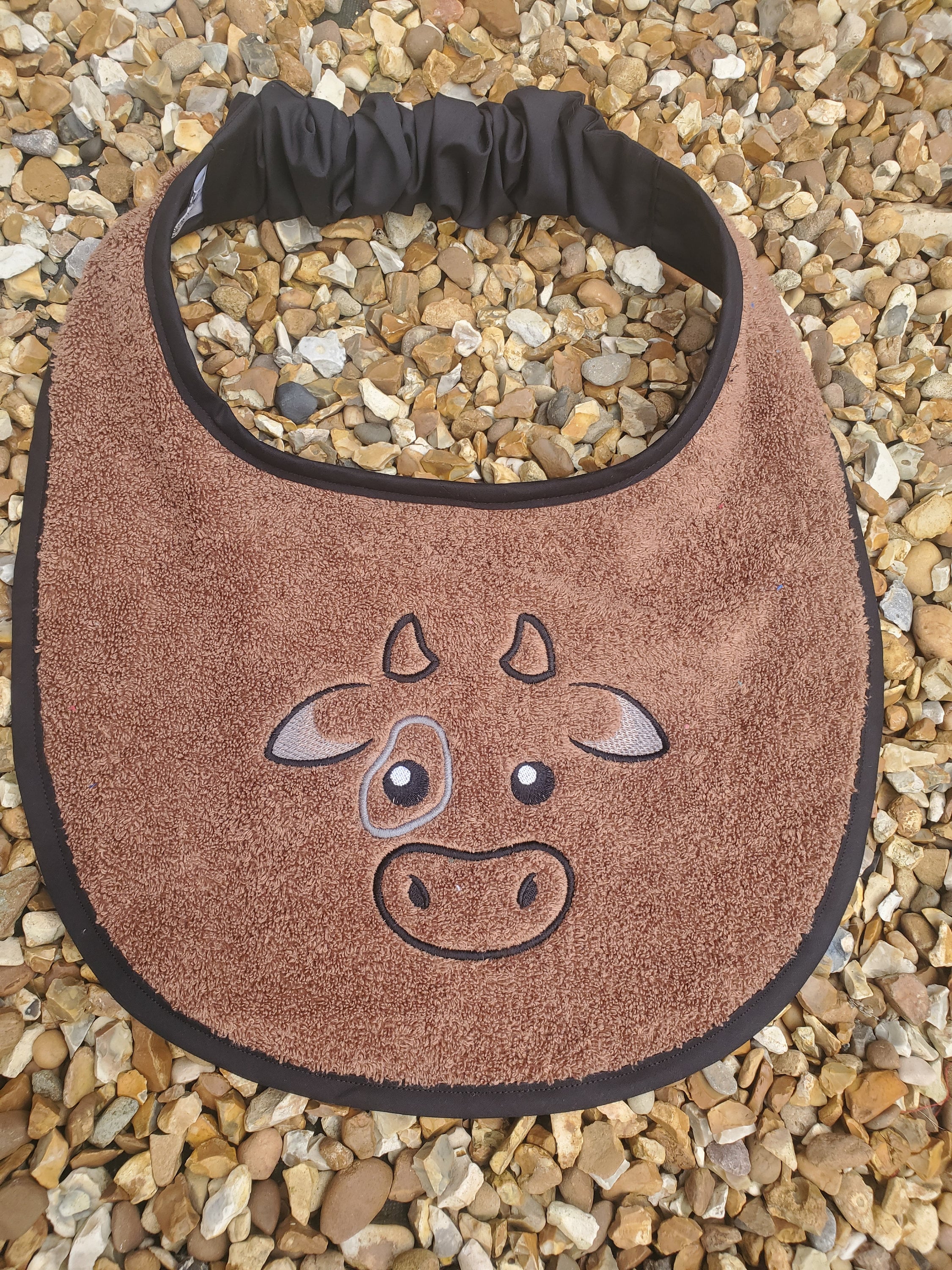 Personalized Large Dog Bib: Terry Towel Slobber Catcher