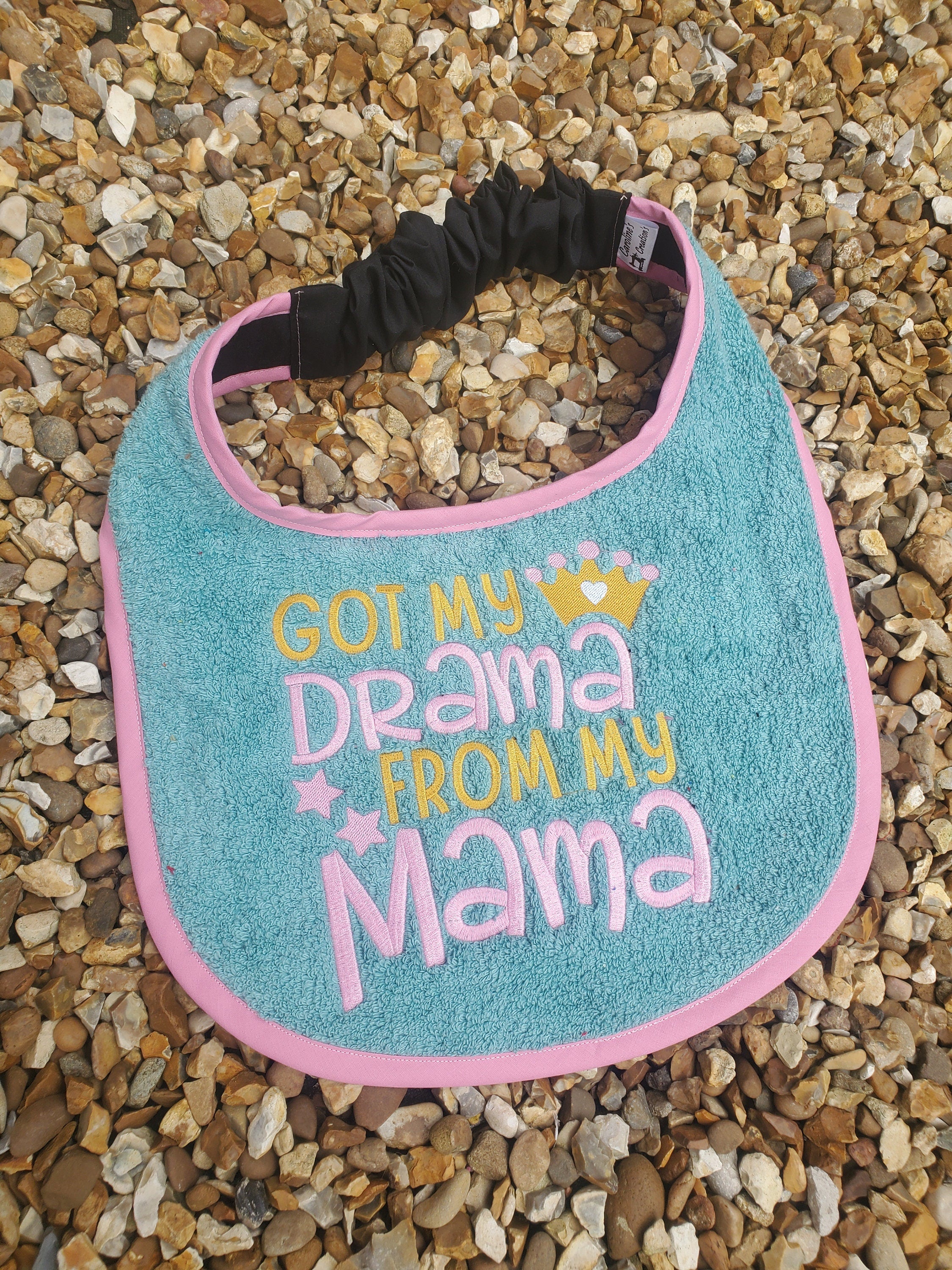 Personalized Large Breed Dog Bib: Terry Towel Slobber Catcher