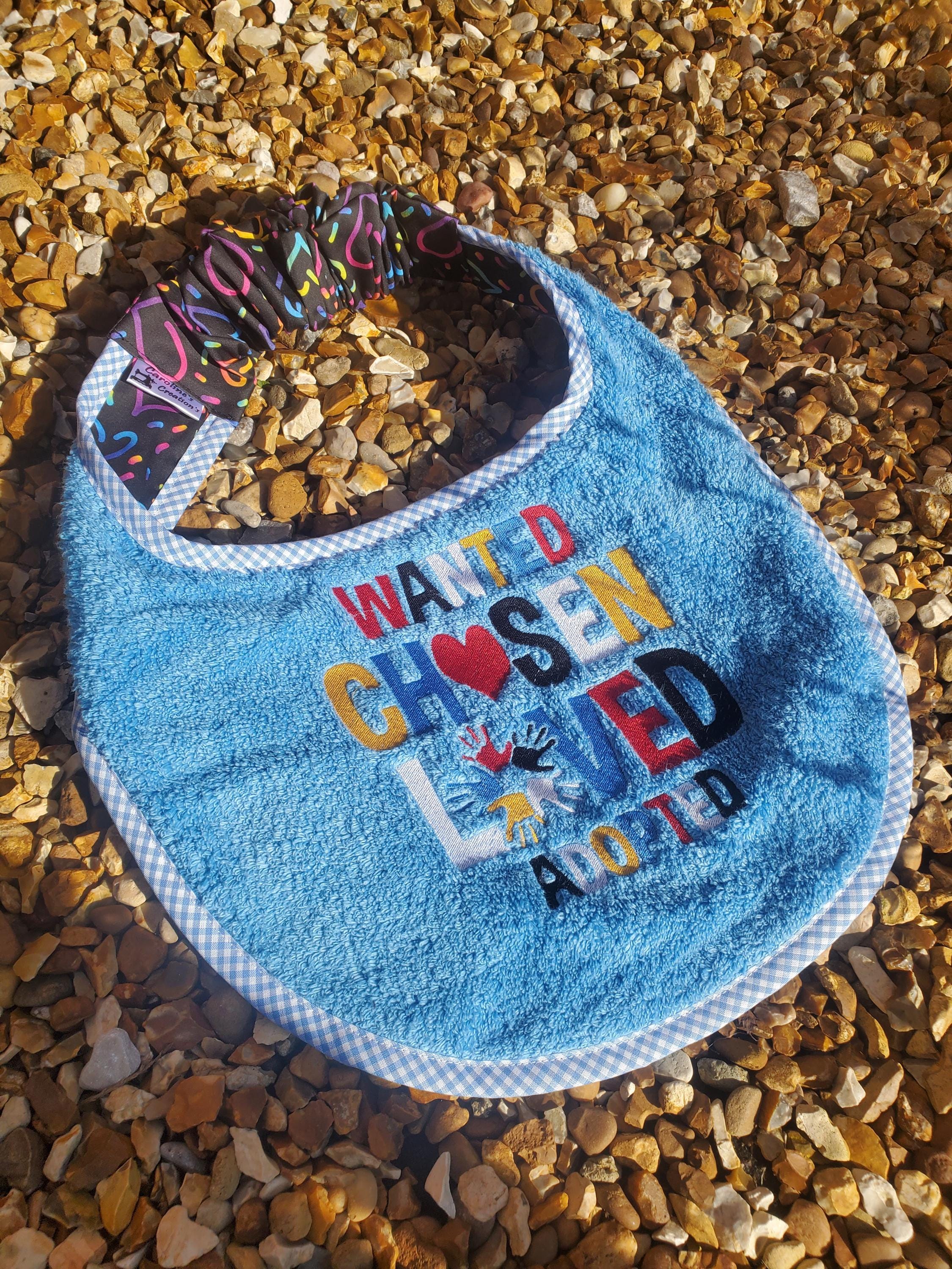 Personalized Large Breed Dog Bib: Absorbent Terry Towel, Newfoundland Bib