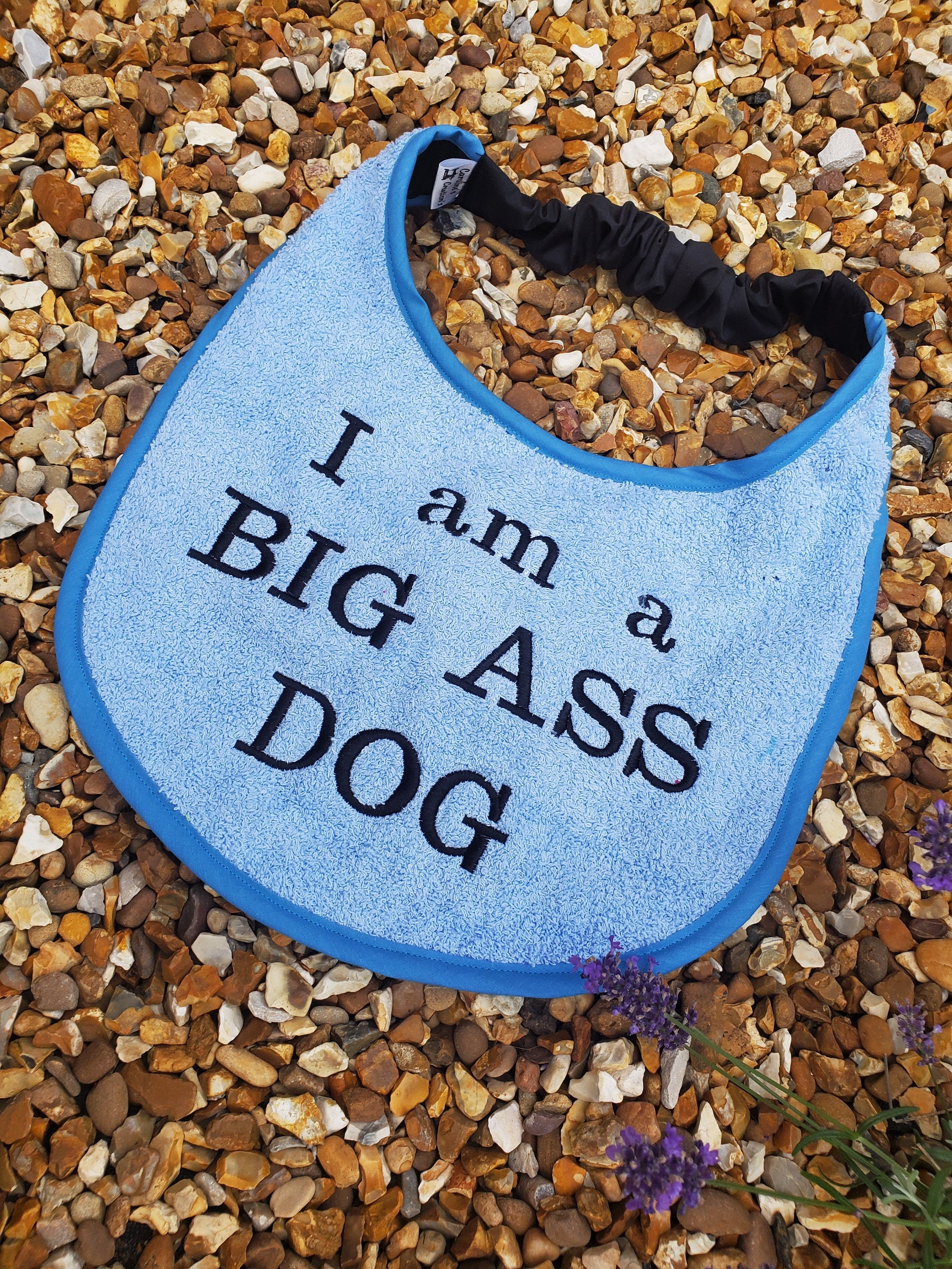 Large Breed Dog Bib: Absorbent Terry Towel, Newfoundland, St Bernard