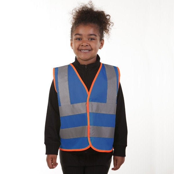 Personalized Child's Hi Viz Vest: Reflective Safety Wear