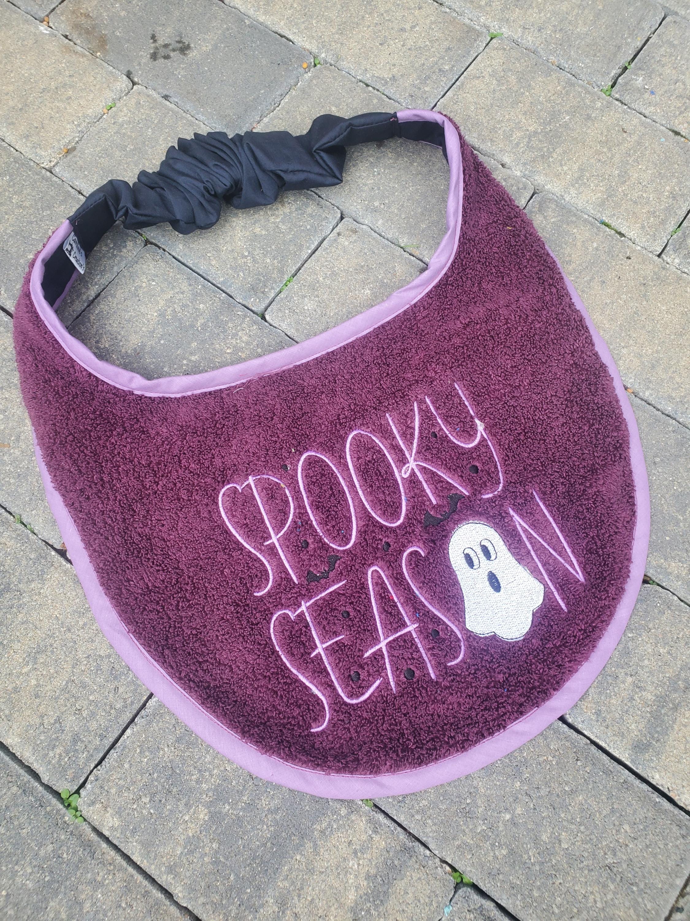 Halloween Dog Bib: Large Breed Terry Towel Drool Bib