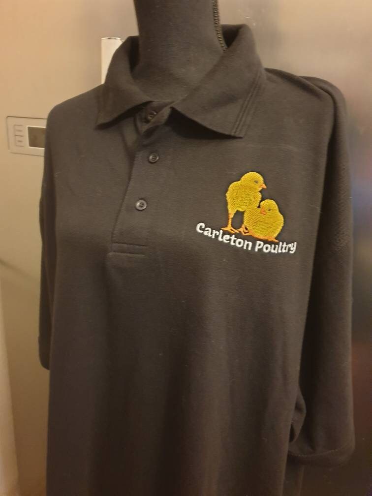 Personalized Embroidered Pique Polo Shirt: Custom Logo Design