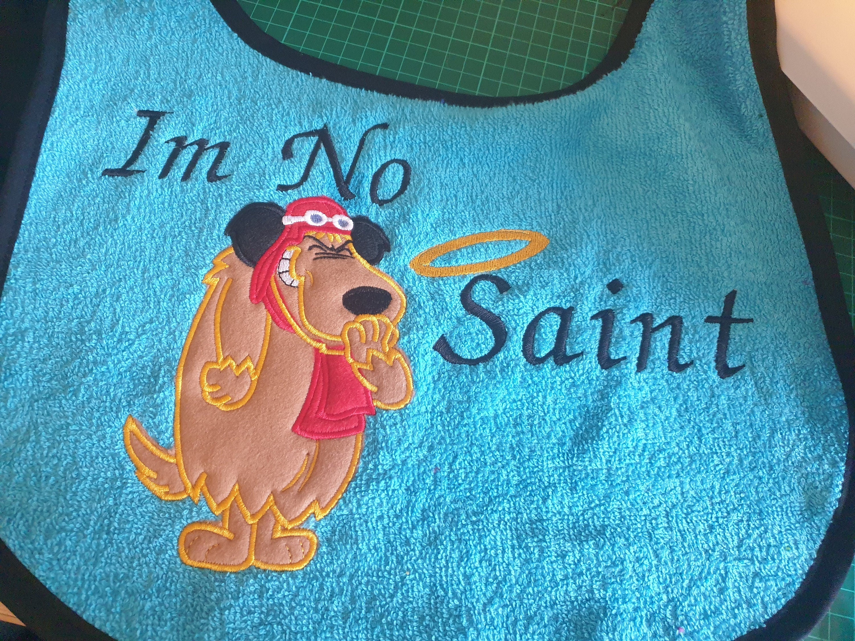 Large Breed Dog Bib: Terry Towel Slobber Bib for Newfoundland