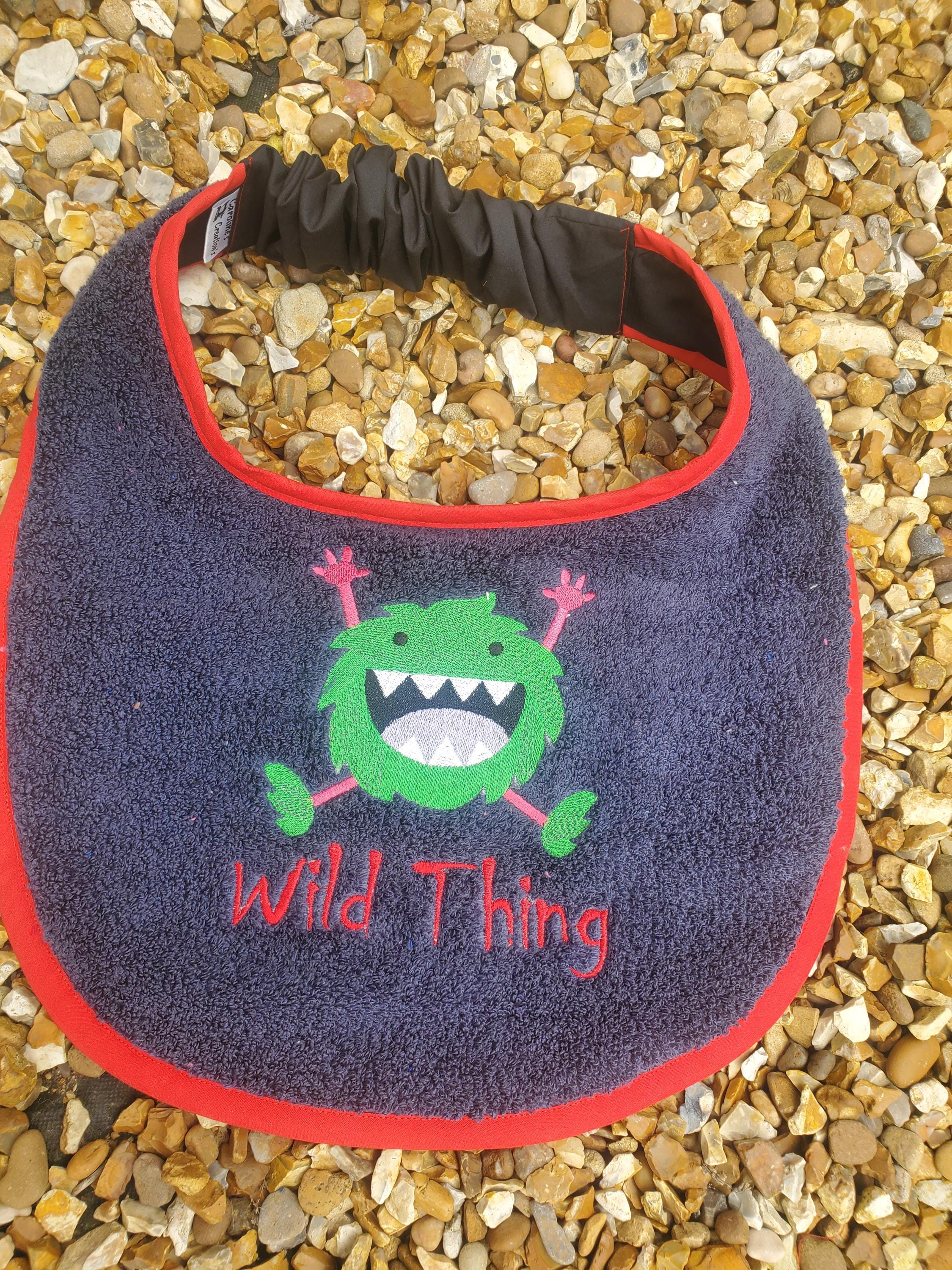 Large Breed Dog Bib: Terry Towel Slobber Catcher, Newfoundland Size