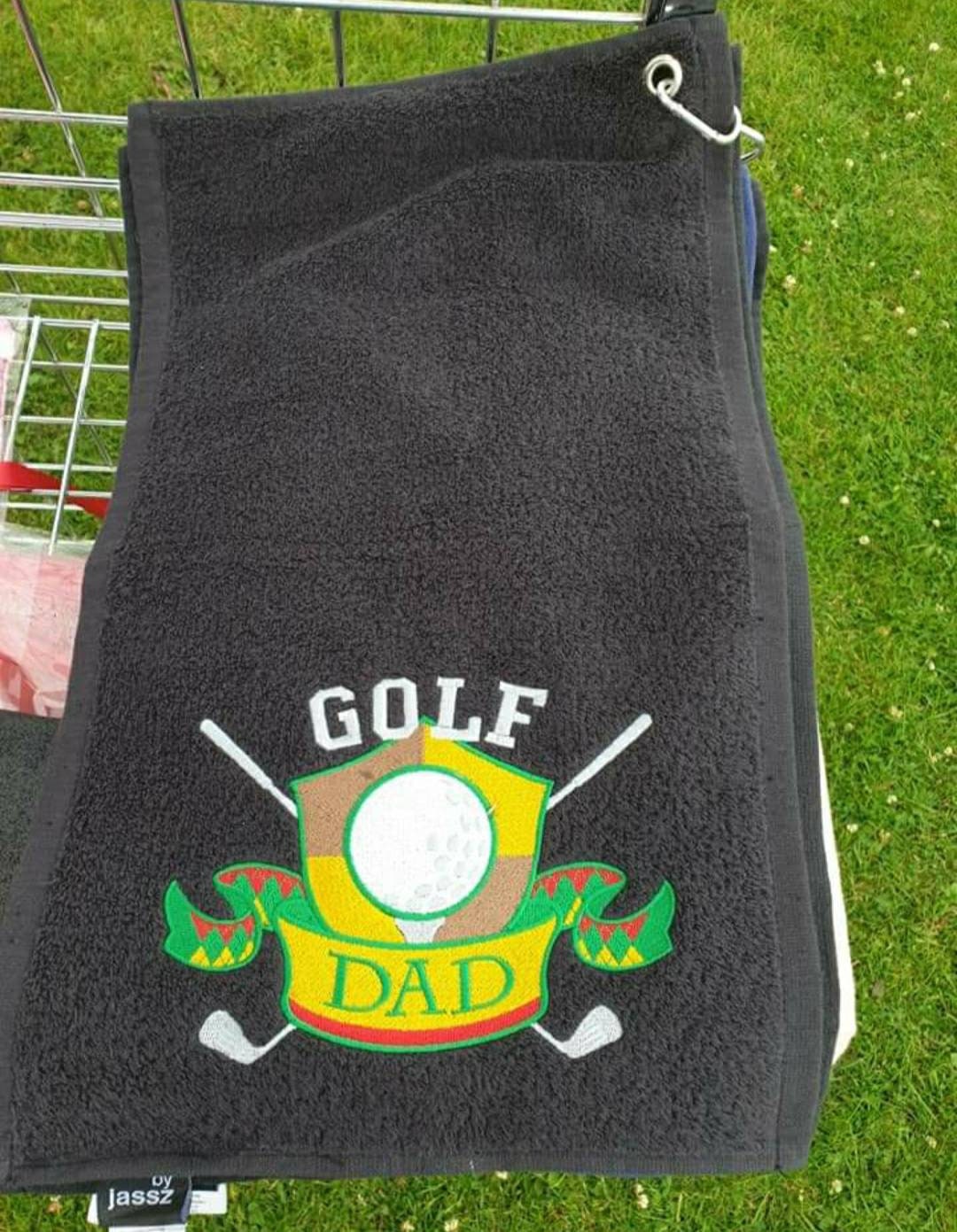 Fathers Day Gift Custom Golf Towel Personalised Golf Towel Monogrammed Gift for dad