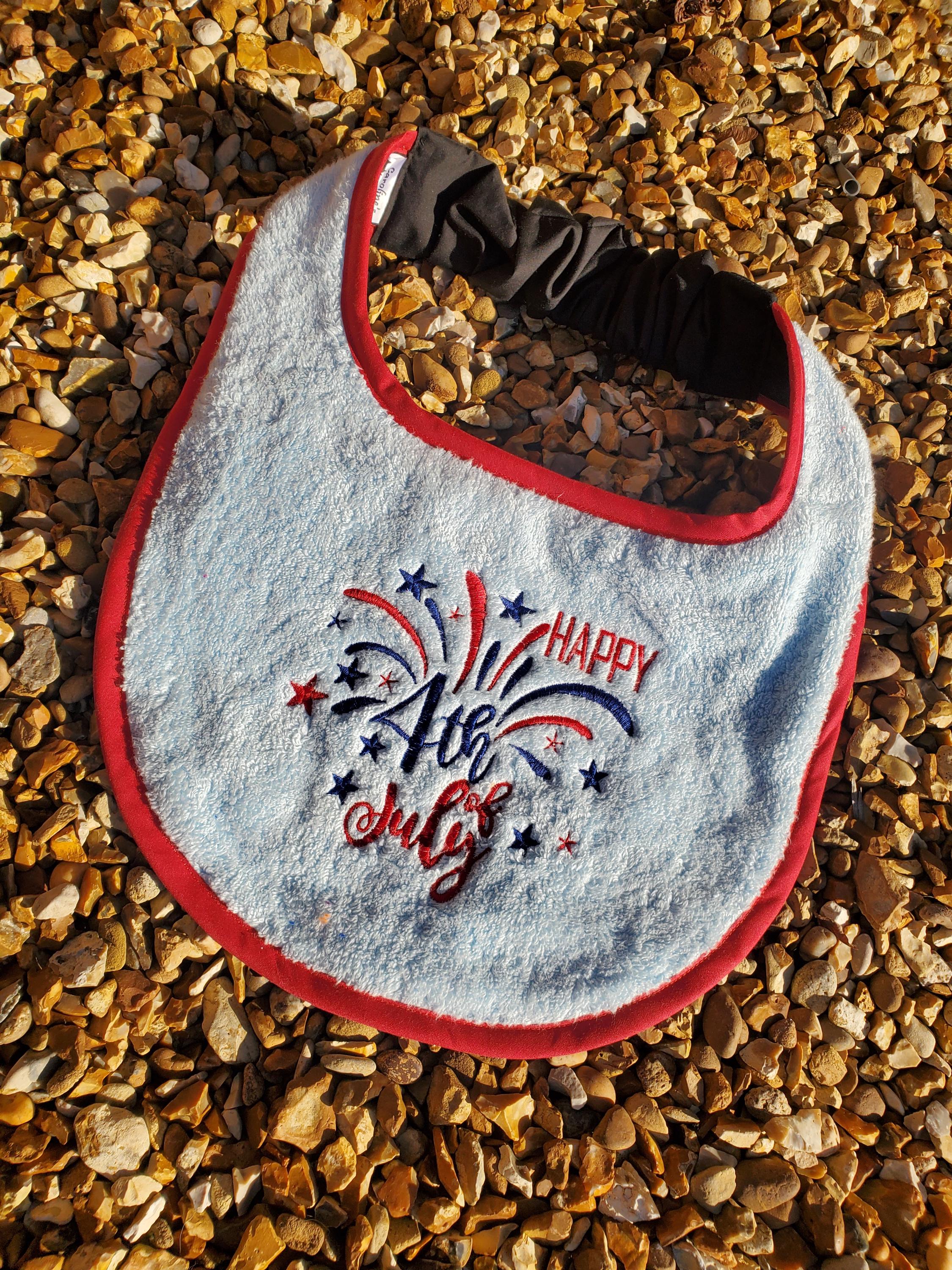 Large Breed Dog Bib: Absorbent Terry Towel, Newfoundland, St Bernard
