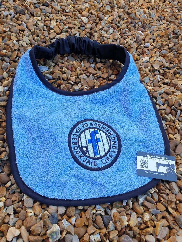 Large Breed Dog Bib: Absorbent Terry Towel, Newfoundland, St Bernard