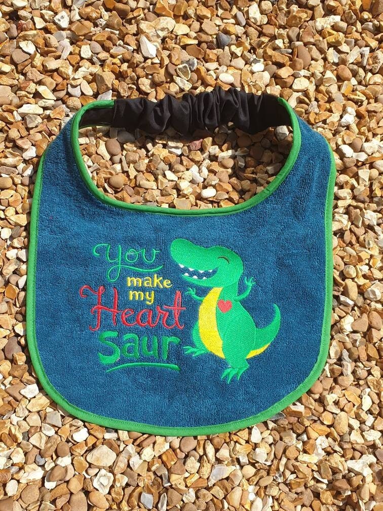 Large Breed Dog Bib: Absorbent Terry Towel, Newfoundland, St Bernard