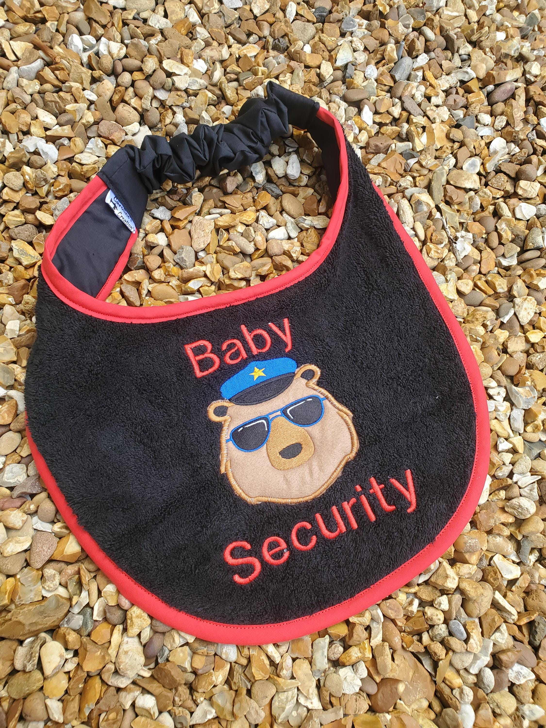 Personalized Large Dog Bib: Embroidered Glitter Terry Towel, Newfoundland Breed