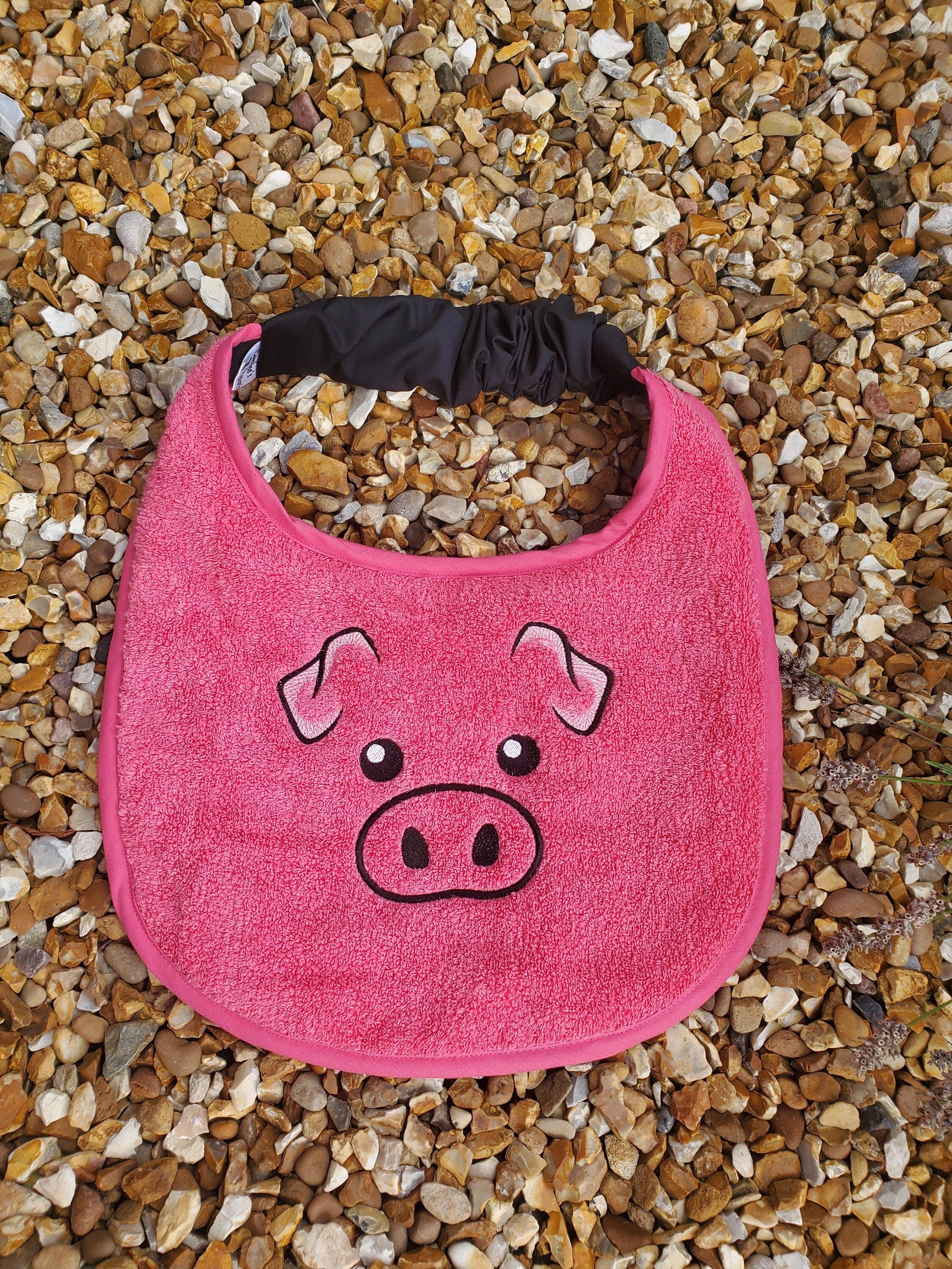 Large Breed Dog Bib: Absorbent Terry Towel, Custom Name Option