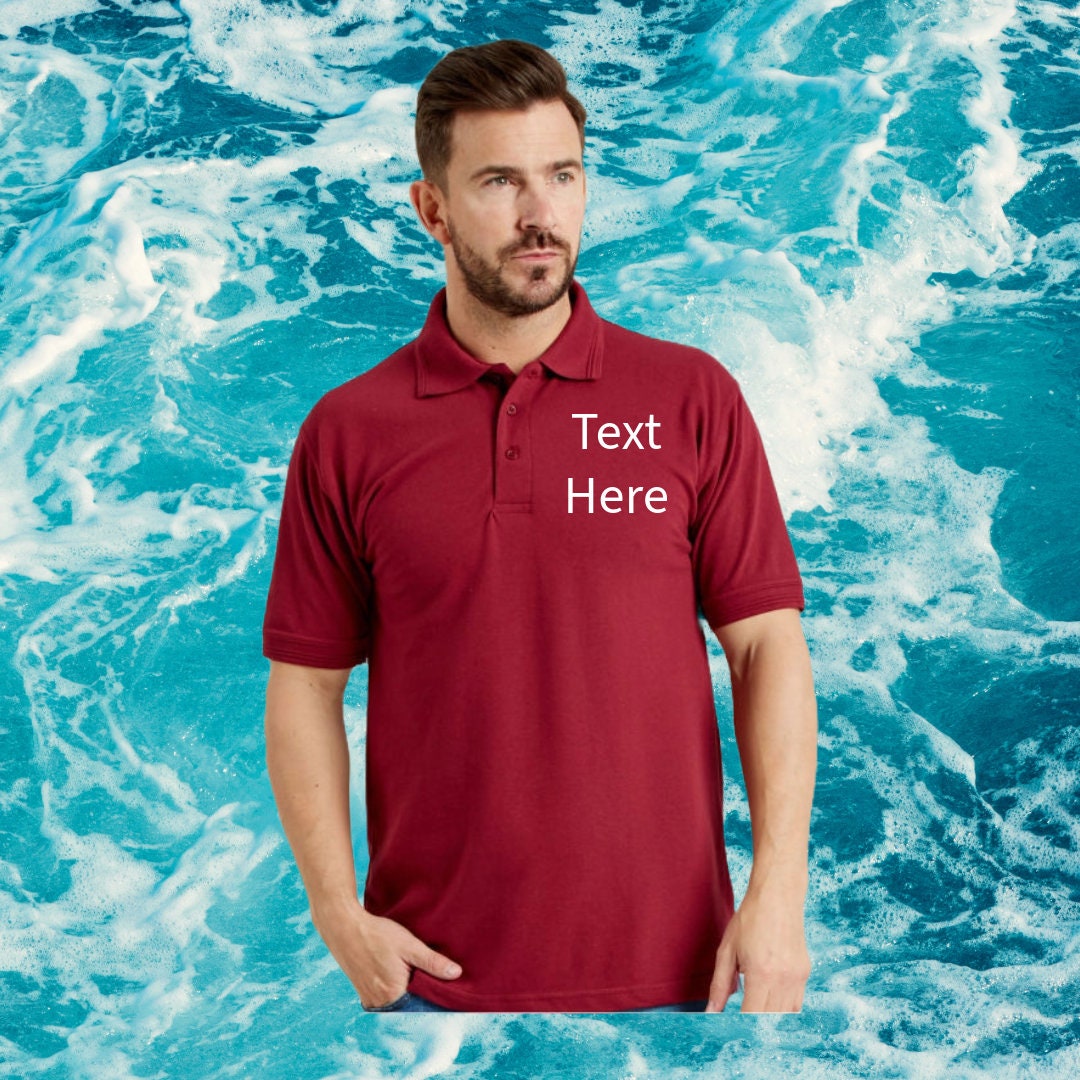 Personalised Embroidered Logo Polo Shirt - Custom Workwear Uniform UK | Business Branding