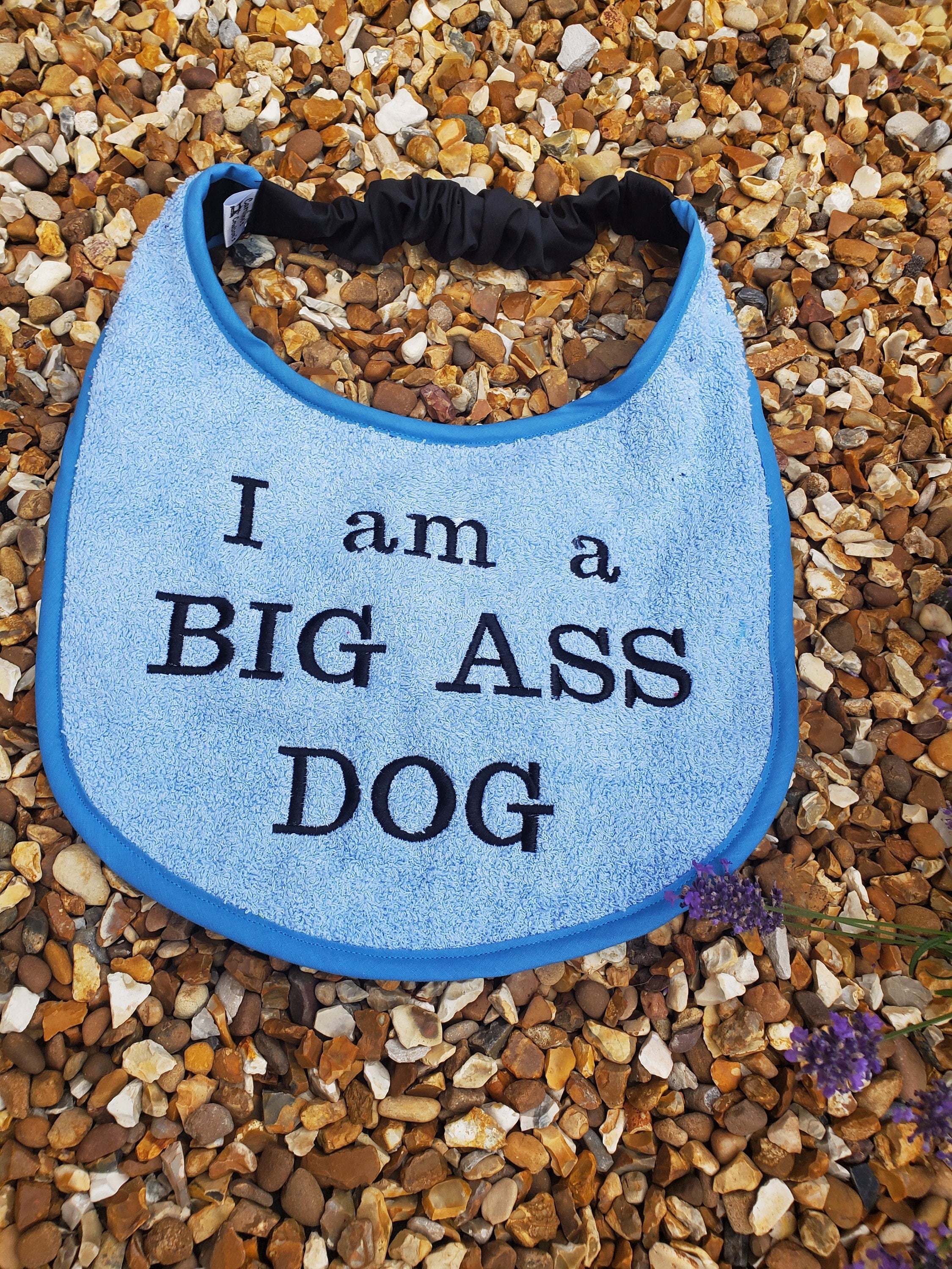 Large Breed Dog Bib: Absorbent Terry Towel, Newfoundland, St Bernard