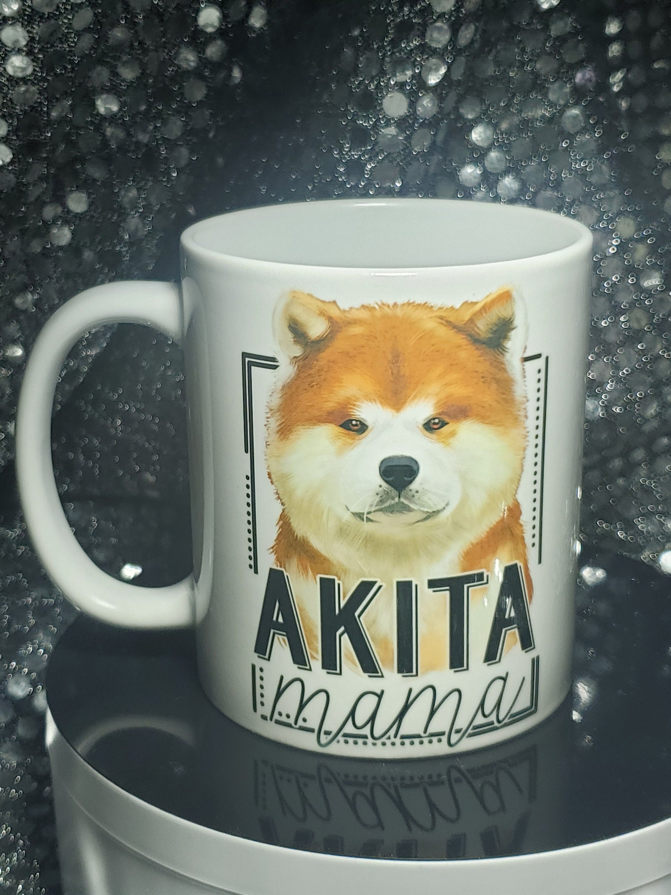 Personalized Akita Mama Mug: Dog Owner Gift