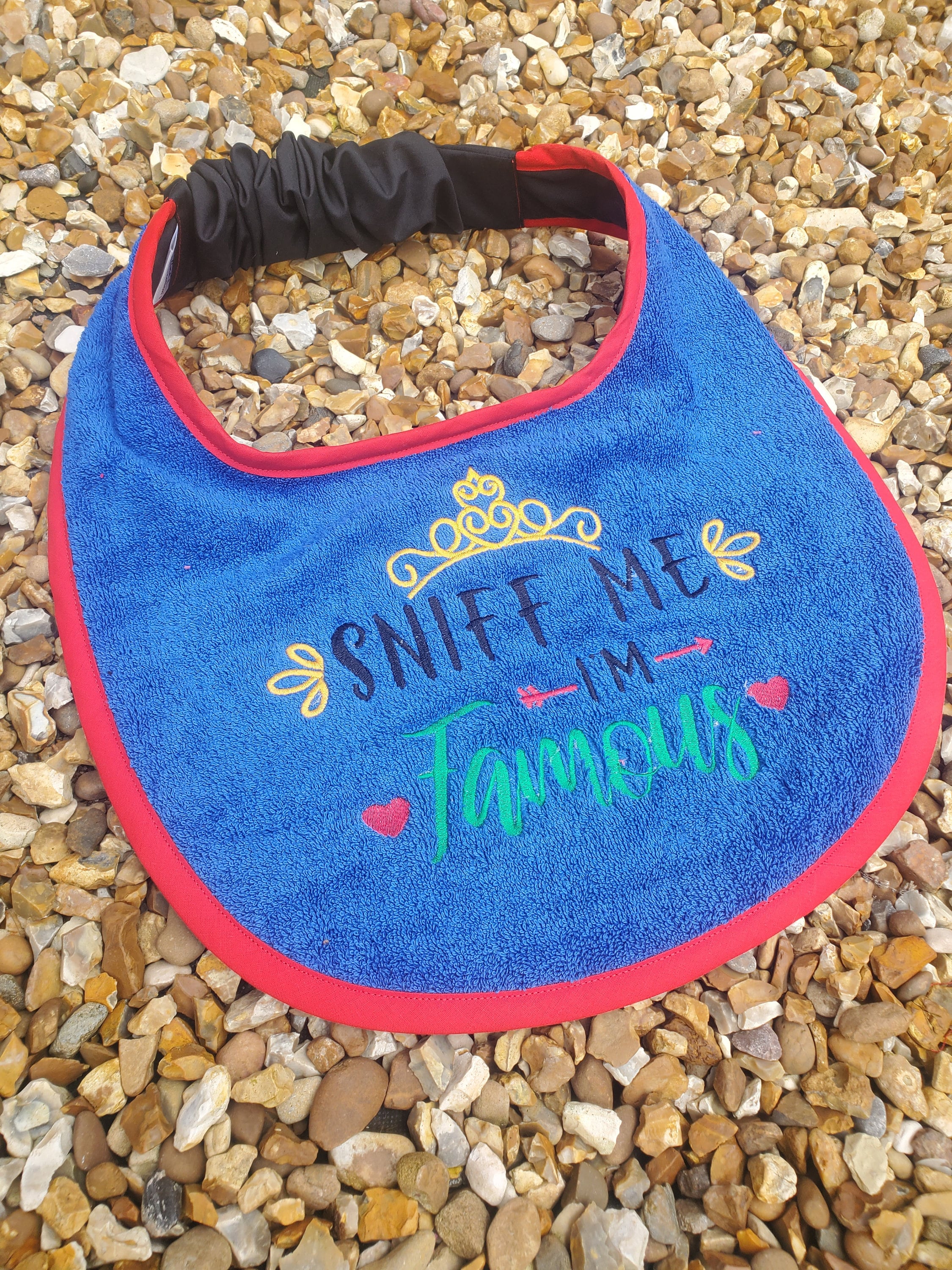 Large Breed Dog Bib: Terry Towel Slobber Catcher, Newfoundland Bib