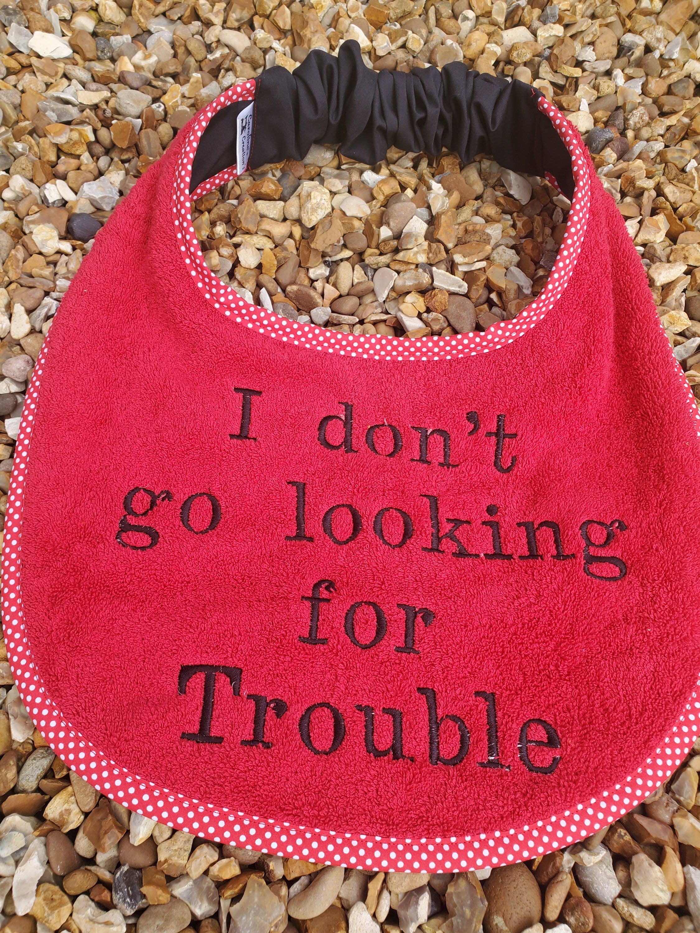 Large Breed Dog Bib: Absorbent Terry Towel, Newfoundland, St Bernard
