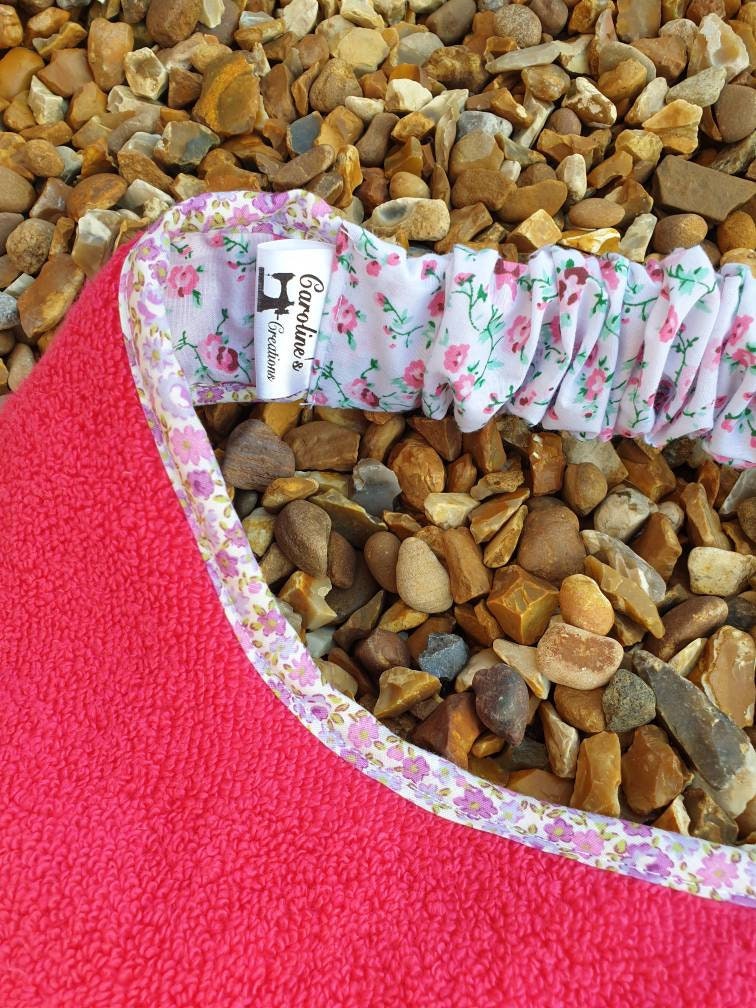 Large Breed Dog Bib: Absorbent Terry Towel, Newfoundland, St Bernard