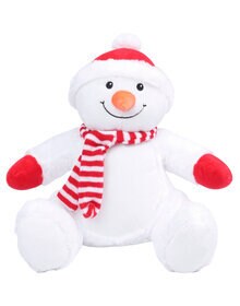 Personalised Christmas Bear - Handmade Embroidered Teddy Bear | New Baby Gift UK