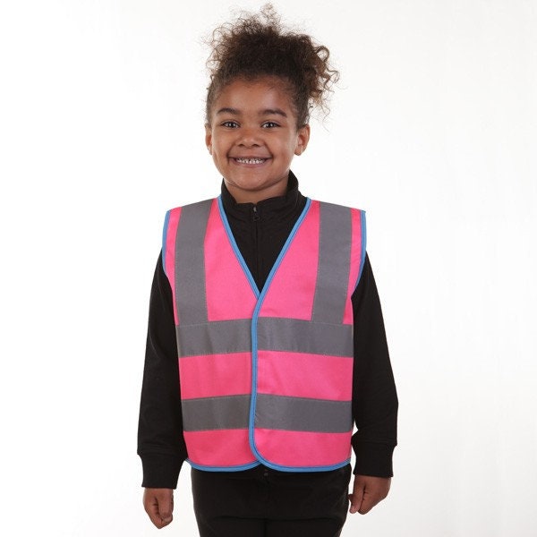 Personalized Child's Hi Viz Vest: Reflective Safety Wear