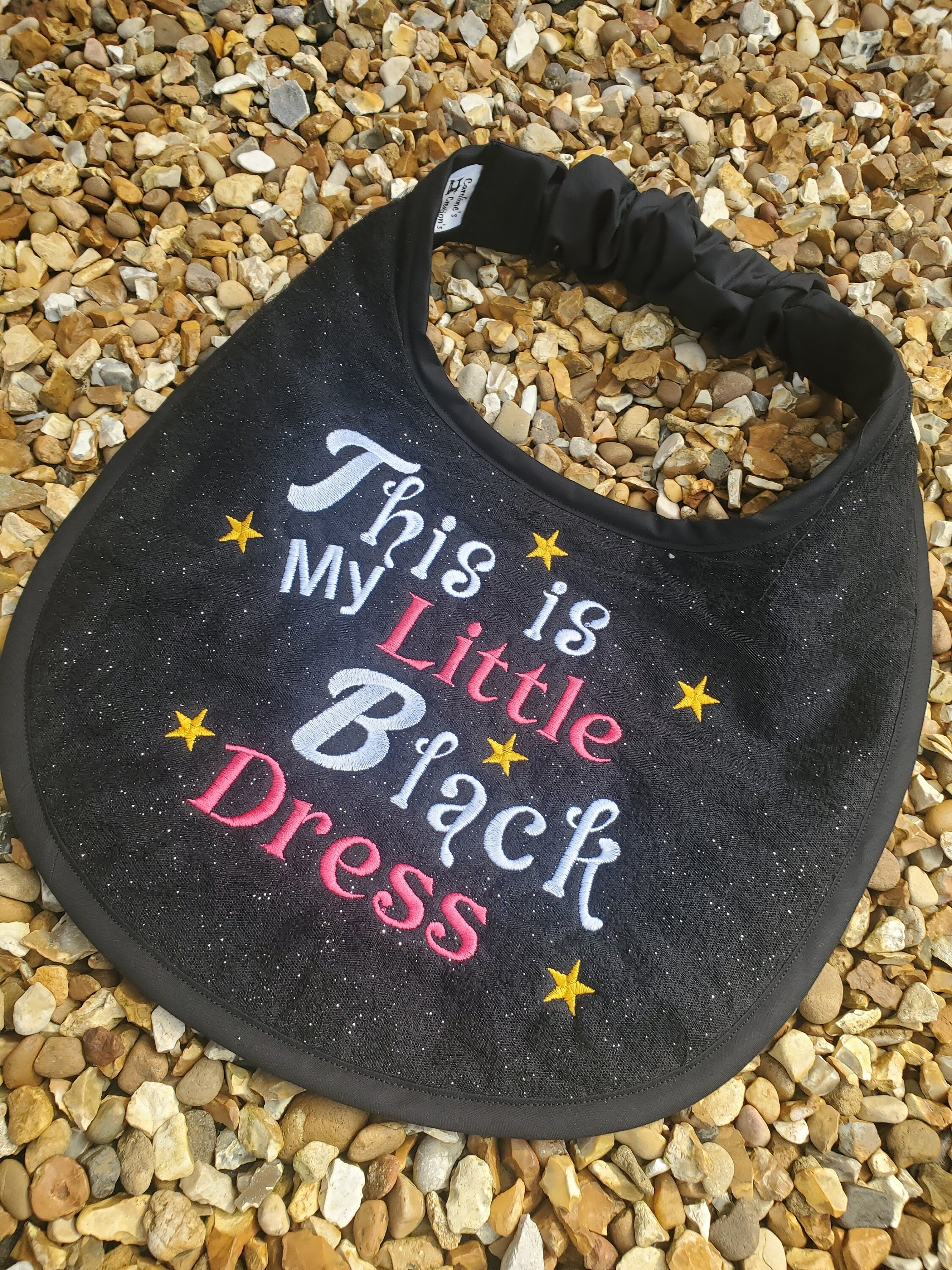 Personalized Large Dog Bib: Absorbent Terry Towel, Newfoundland Breed