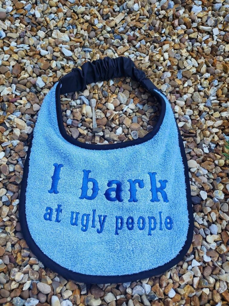 Large Breed Dog Bib: Absorbent Terry Towel, Newfoundland, St Bernard
