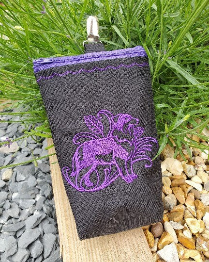 Australian Shepherd Dog Treat Bag: Clip-On Show Bait Bag