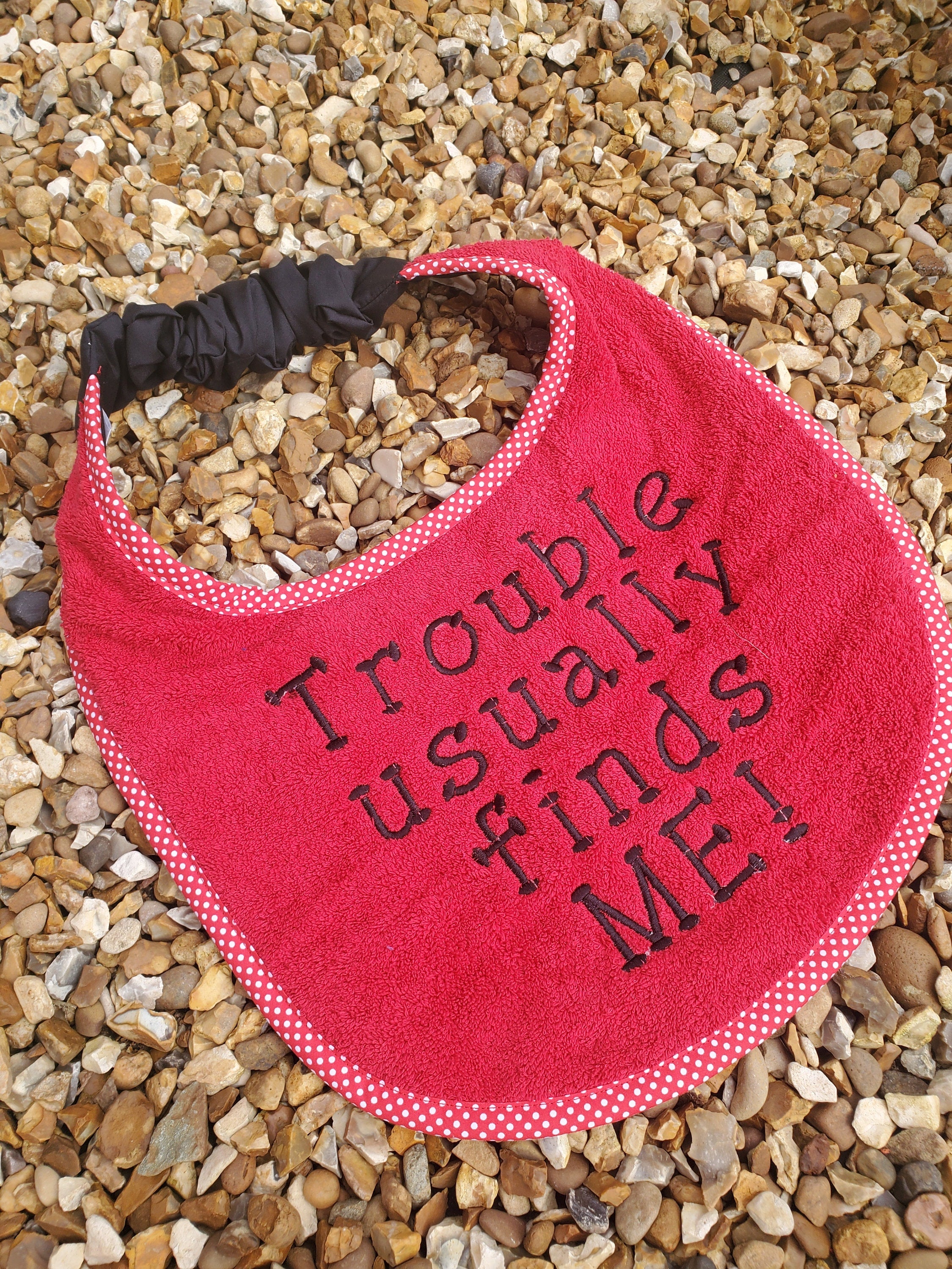 Large Breed Dog Bib: Absorbent Terry Towel, Newfoundland, St Bernard