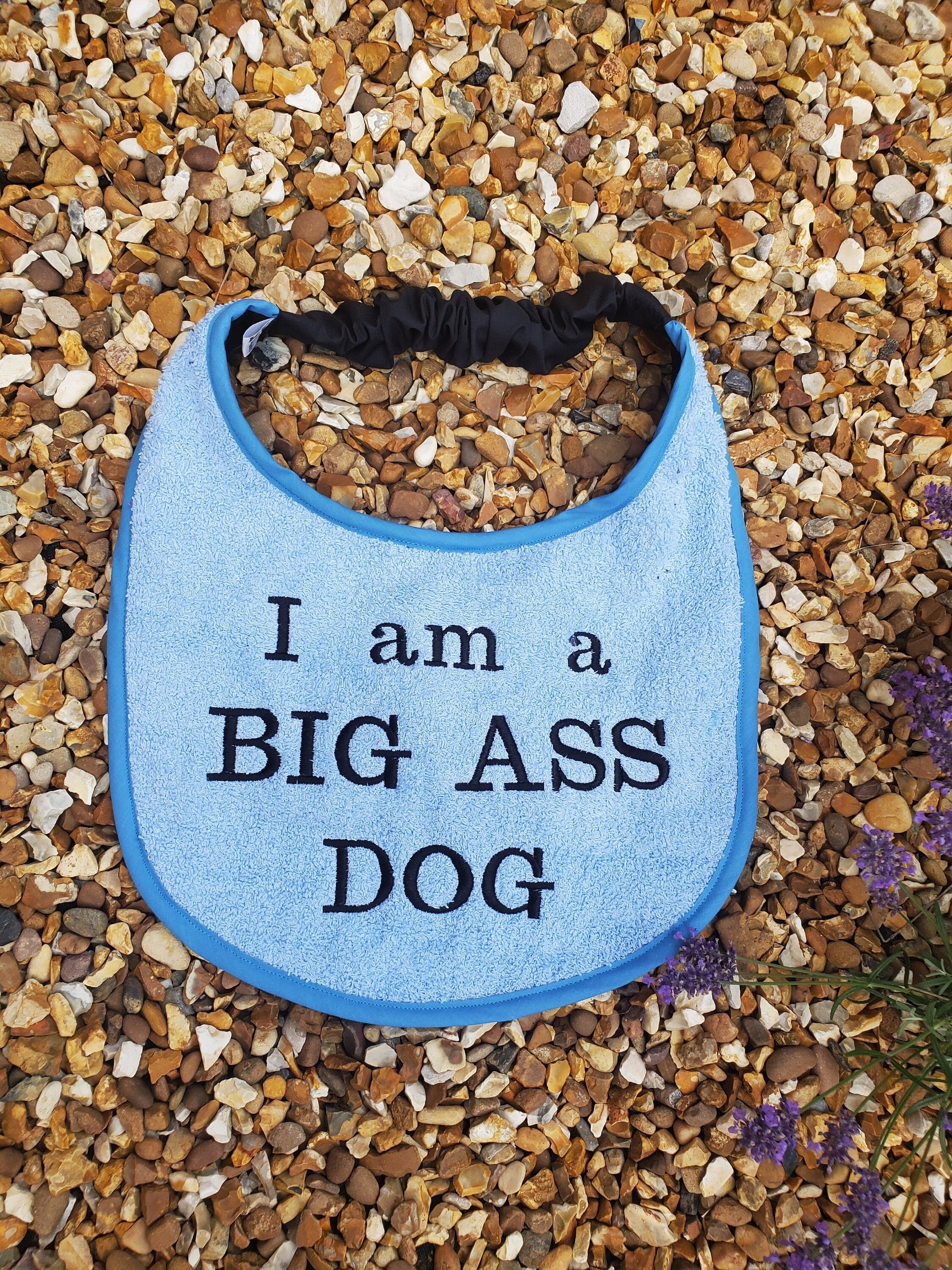 Large Breed Dog Bib: Absorbent Terry Towel, Newfoundland, St Bernard