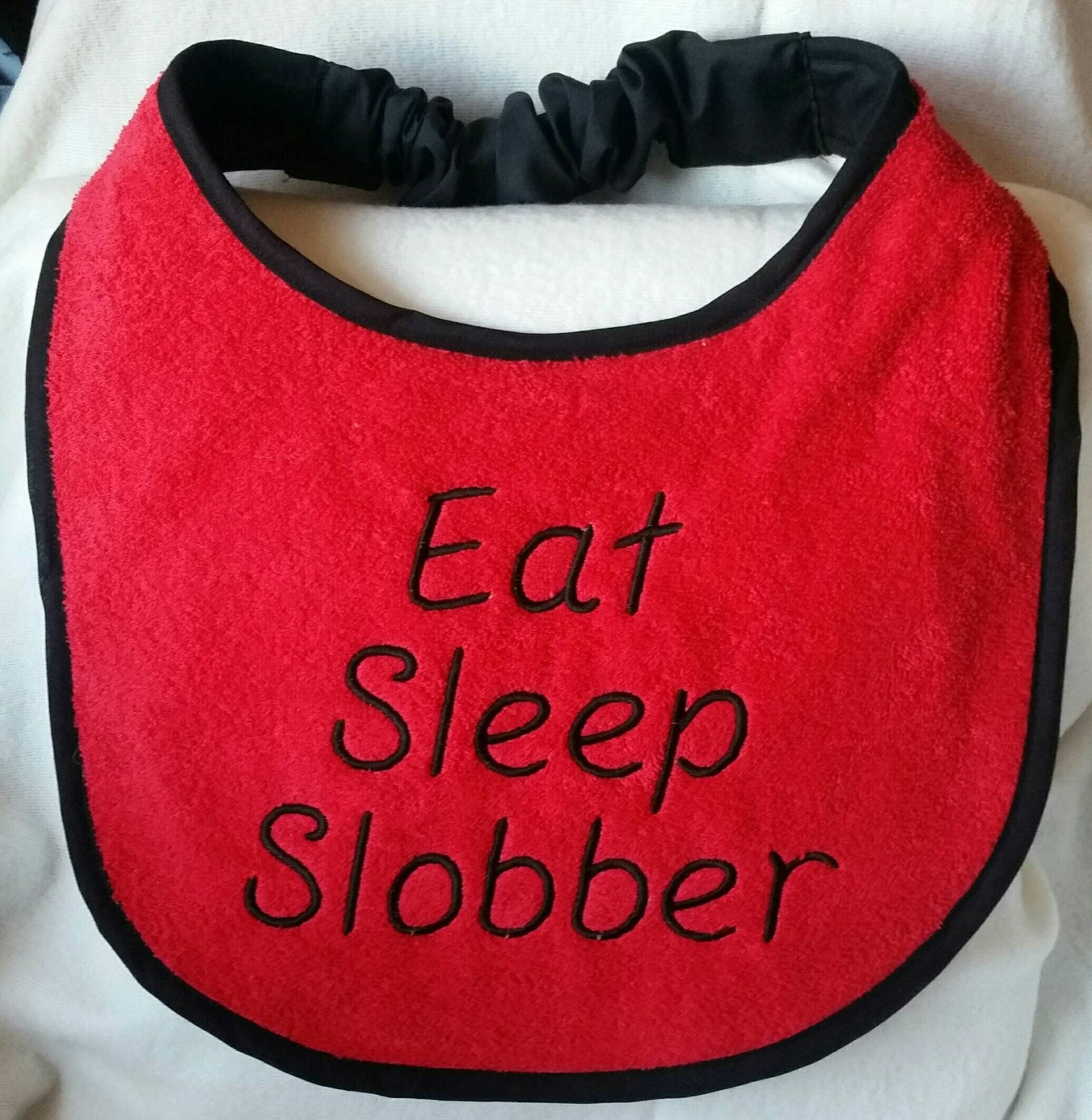 Large Breed Dog Bib: Absorbent Terry Towel, Newfoundland Drool Bib