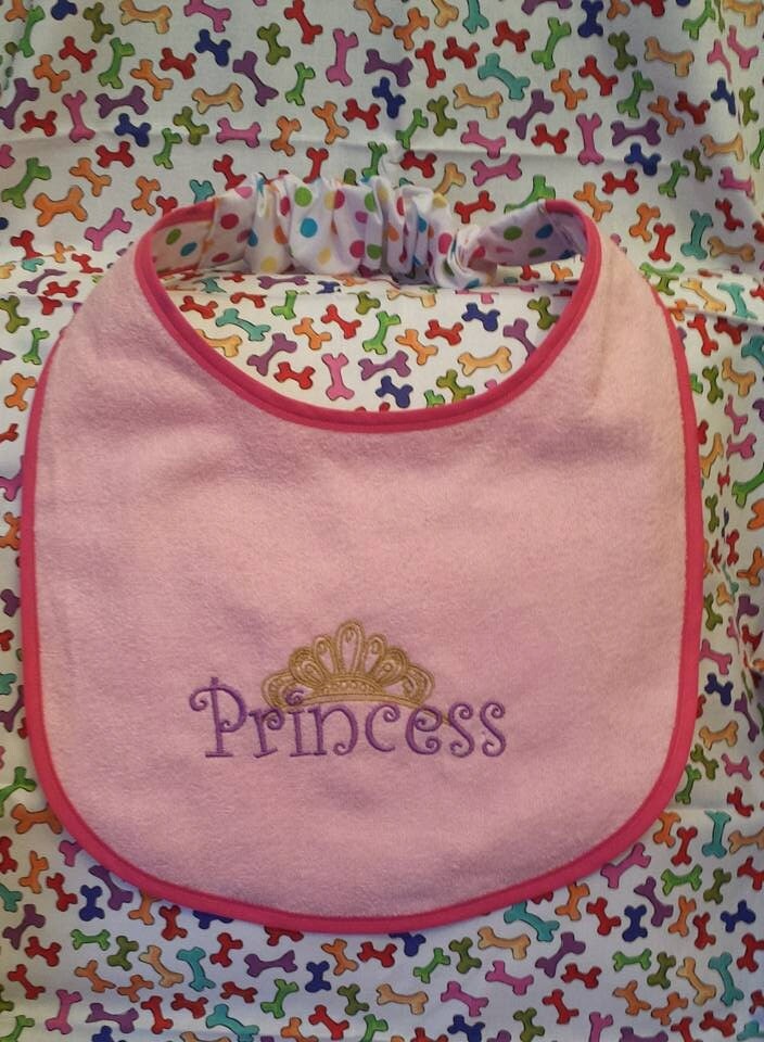 Large Breed Dog Bib: Terry Towel Slobber Bib for Newfoundland
