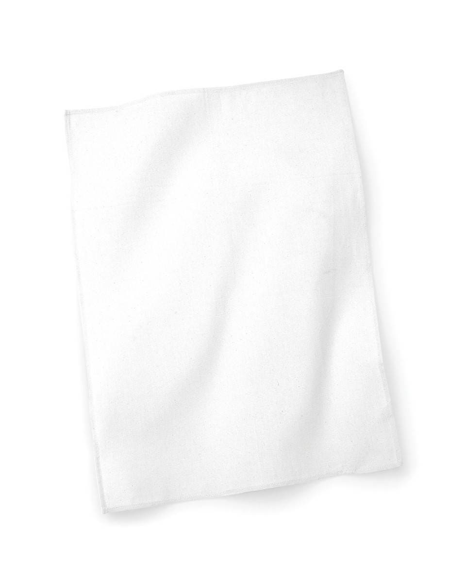 Embroidered Christmas Cow Tea Towel: Funny Holiday Dish Cloth