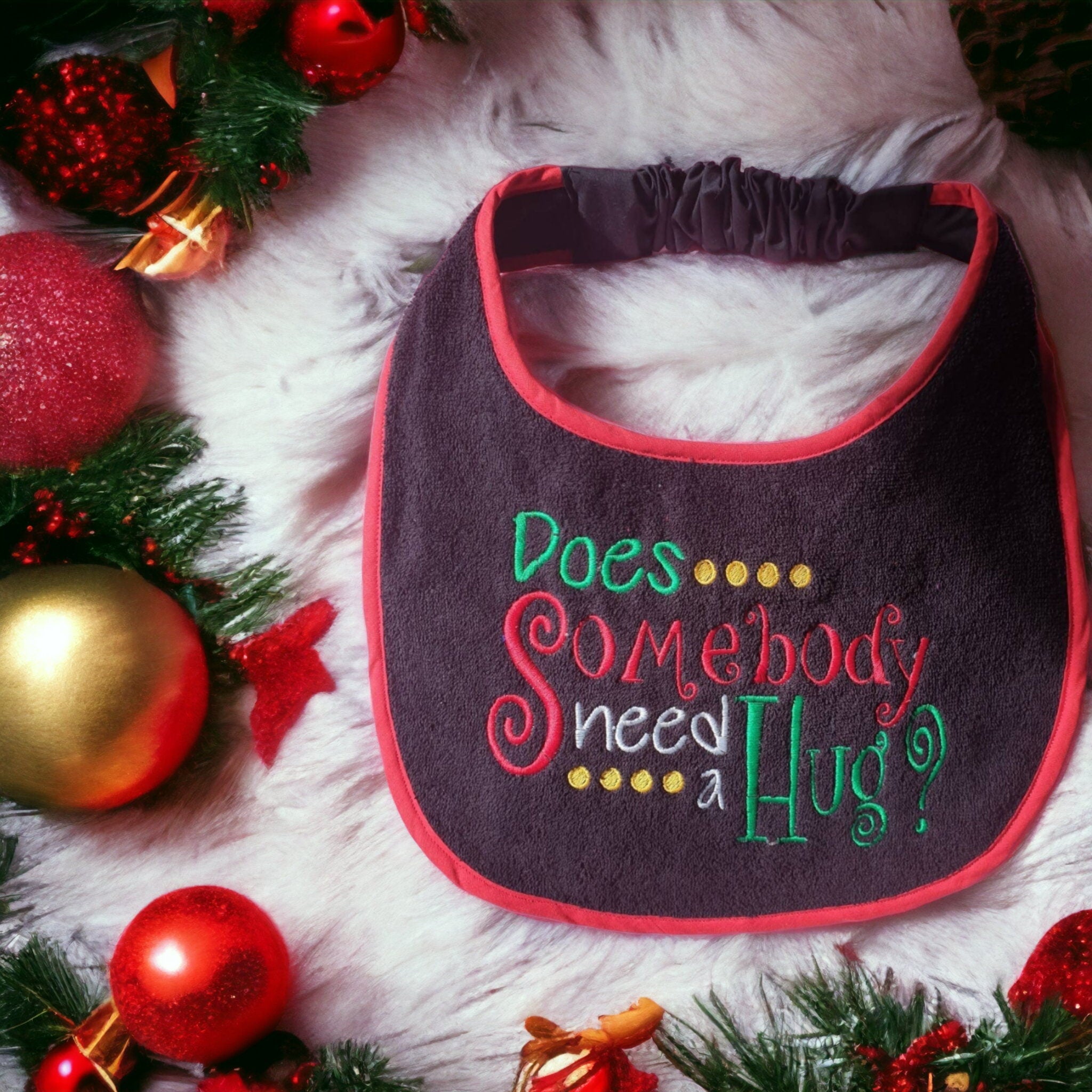 Large Breed Dog Bib: Absorbent Terry Towel, Newfoundland, St Bernard