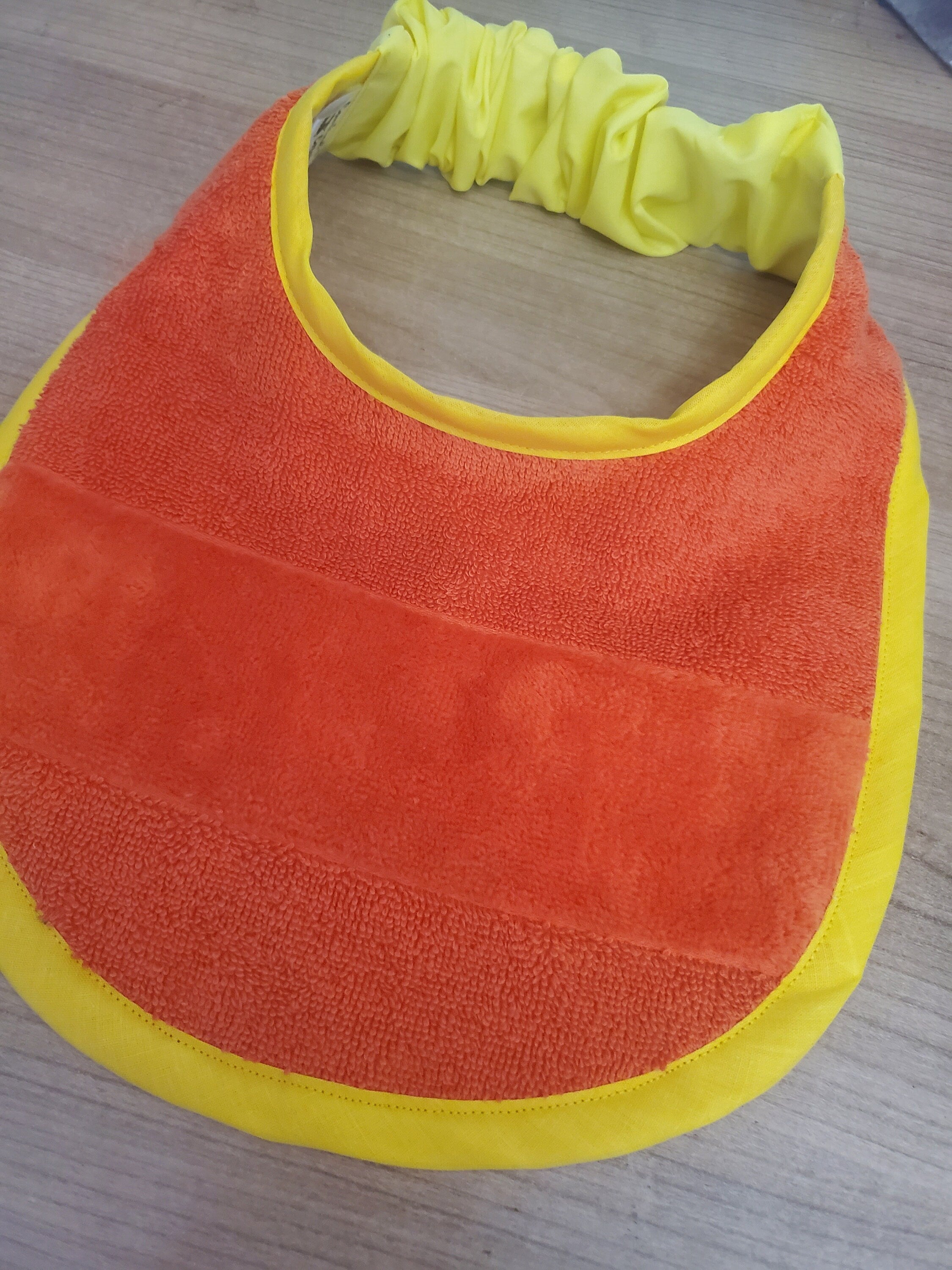 Puppy Bib: Terry Towel Drool Bib - Large Breed, Handmade in UK