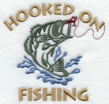 Embroidered Fishing Hoodie: Personalized Unisex Angler Gift