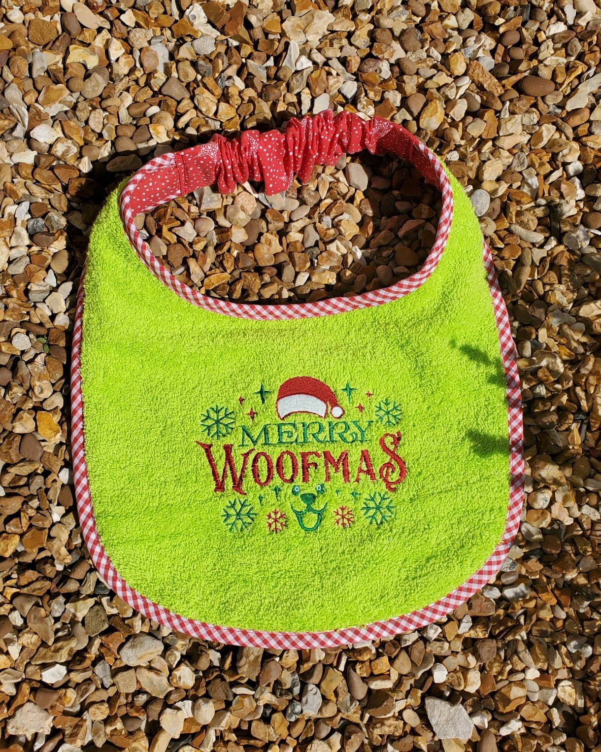 Large Breed Dog Bib: Absorbent Terry Towel, Newfoundland, St Bernard