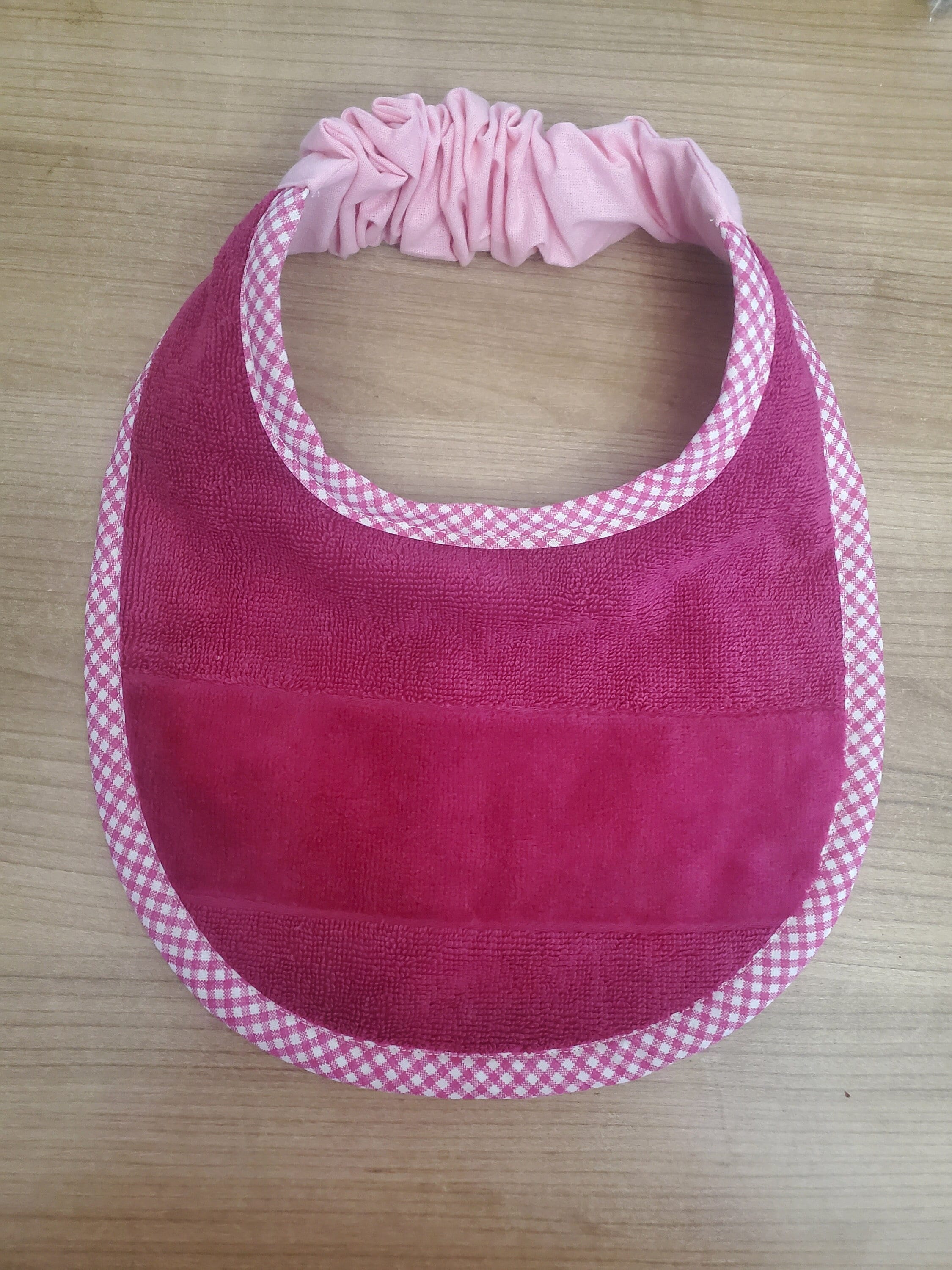 Puppy Bib: Terry Towel Drool Bib - Large Breed, Handmade in UK