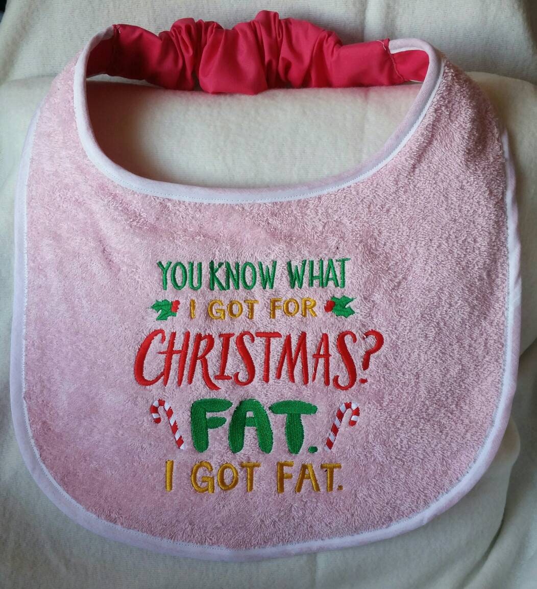 Christmas Dog Bib: Large Breed Terry Towel Drool Bib