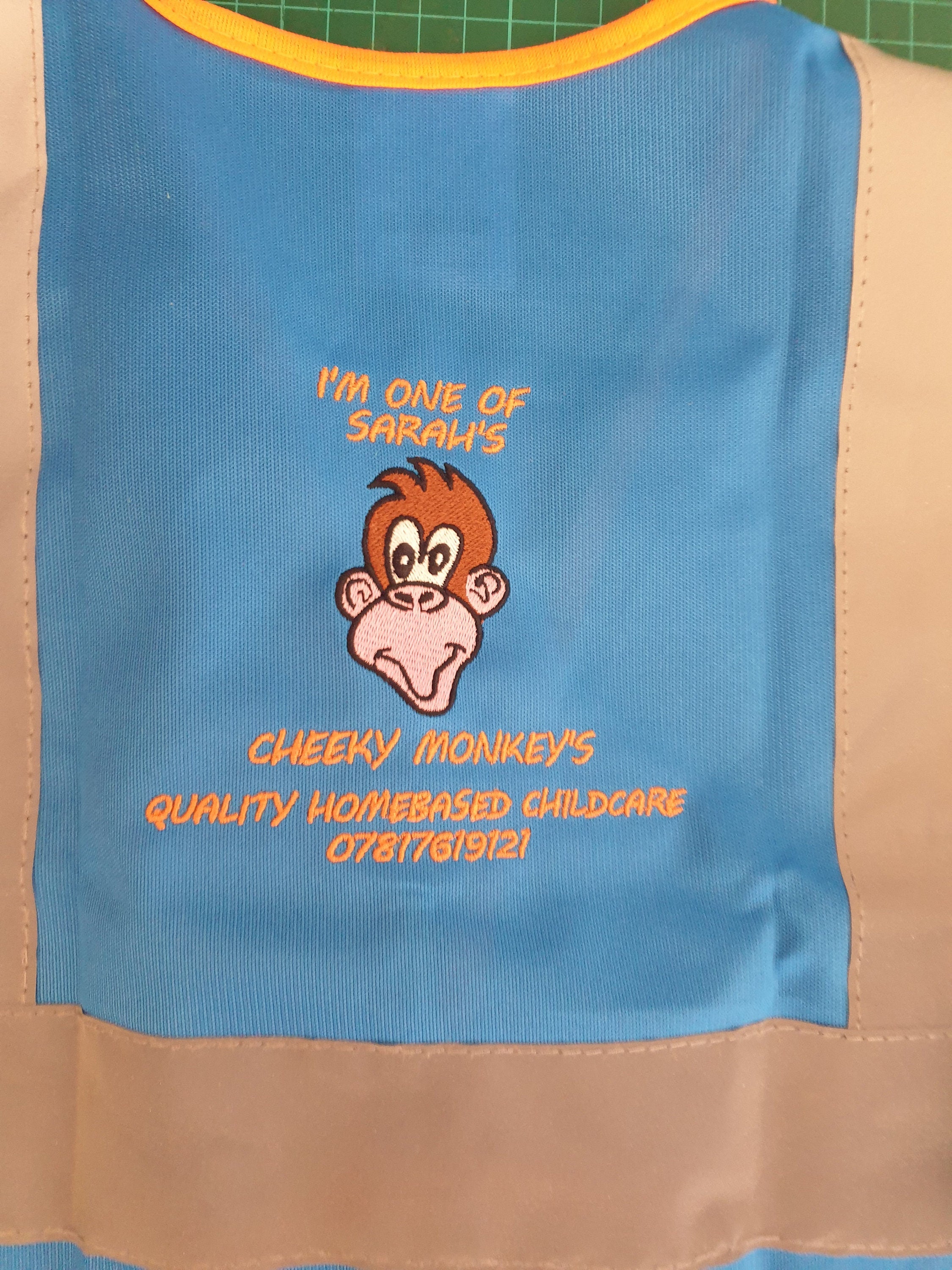 Personalized Child's Hi Viz Vest: Reflective Safety Wear