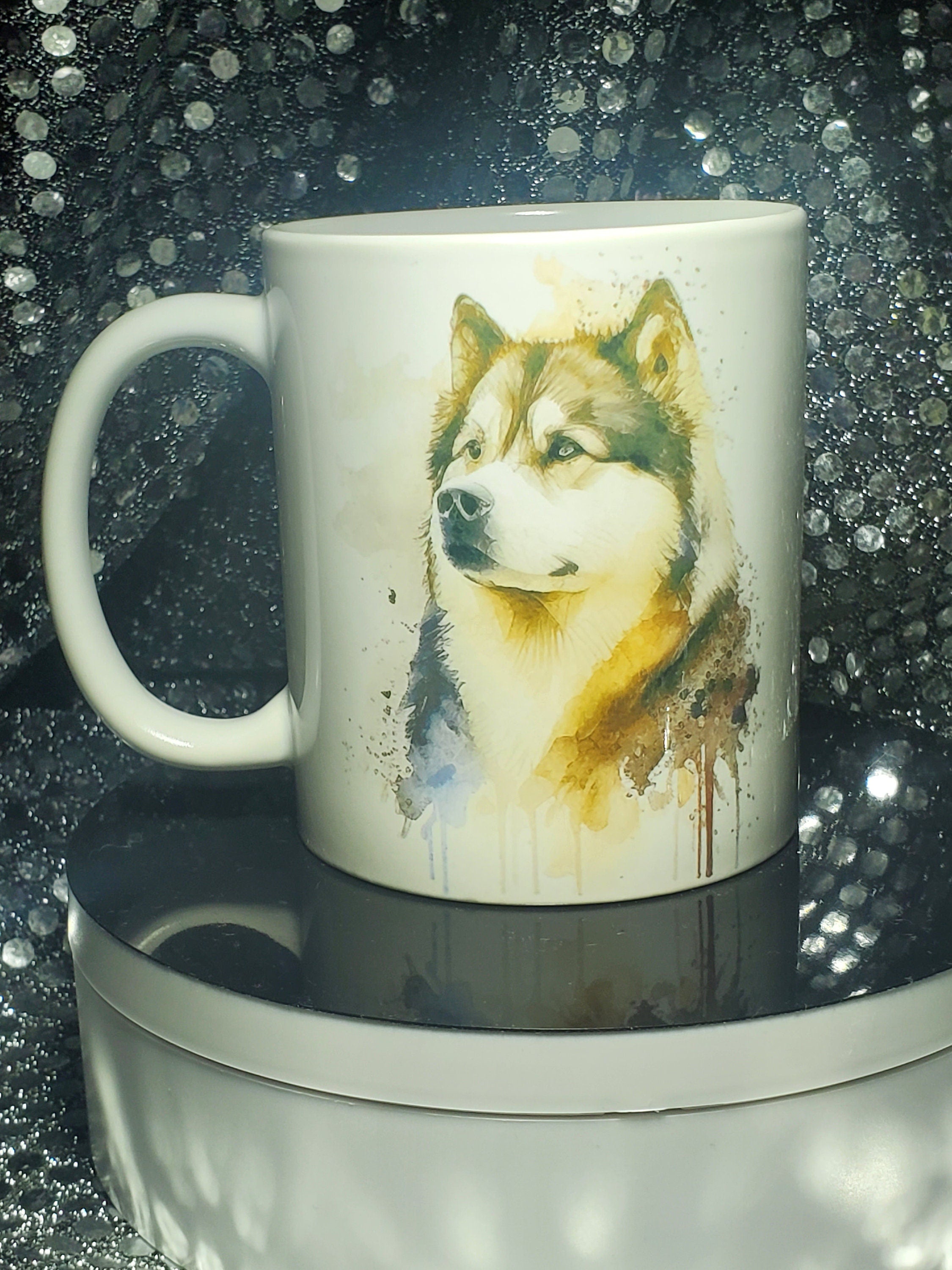 Personalized Alaskan Malamute Mug: Dog Lover Gift