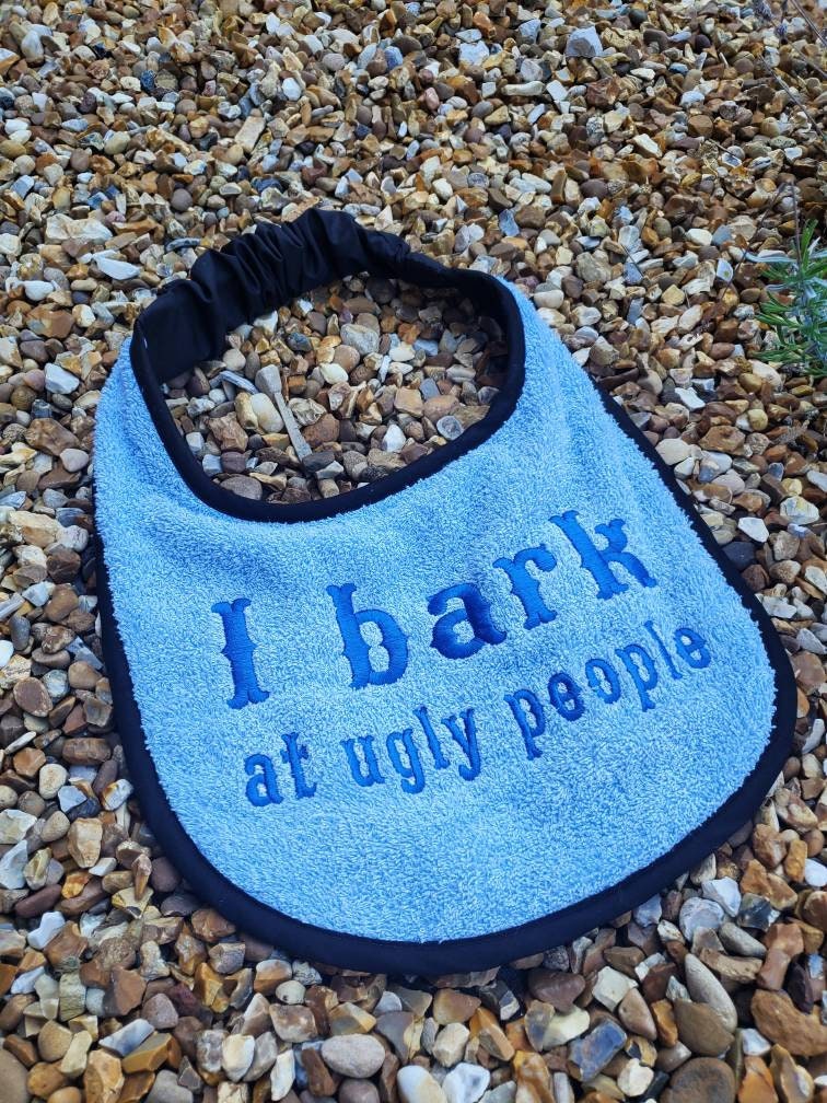 Large Breed Dog Bib: Absorbent Terry Towel, Newfoundland, St Bernard
