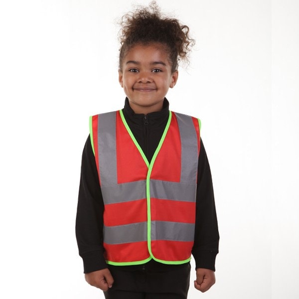 Personalized Child's Hi Viz Vest: Reflective Safety Wear