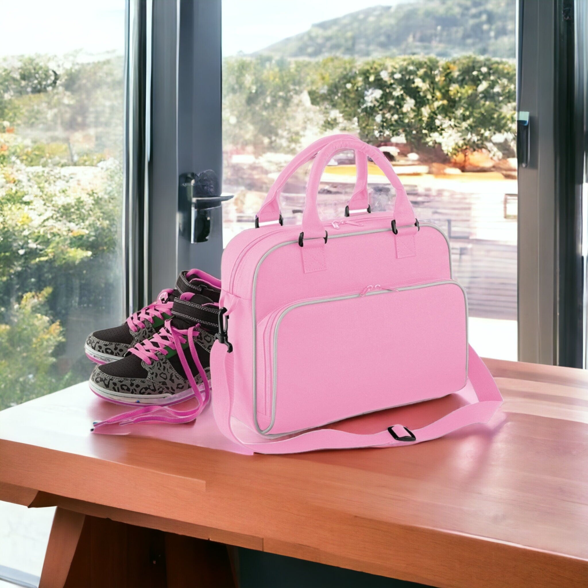 Personalised Gym Dance Sports Bag, Embroidered Bag ,  Nappy Changing Bag ,Baby travel bag.