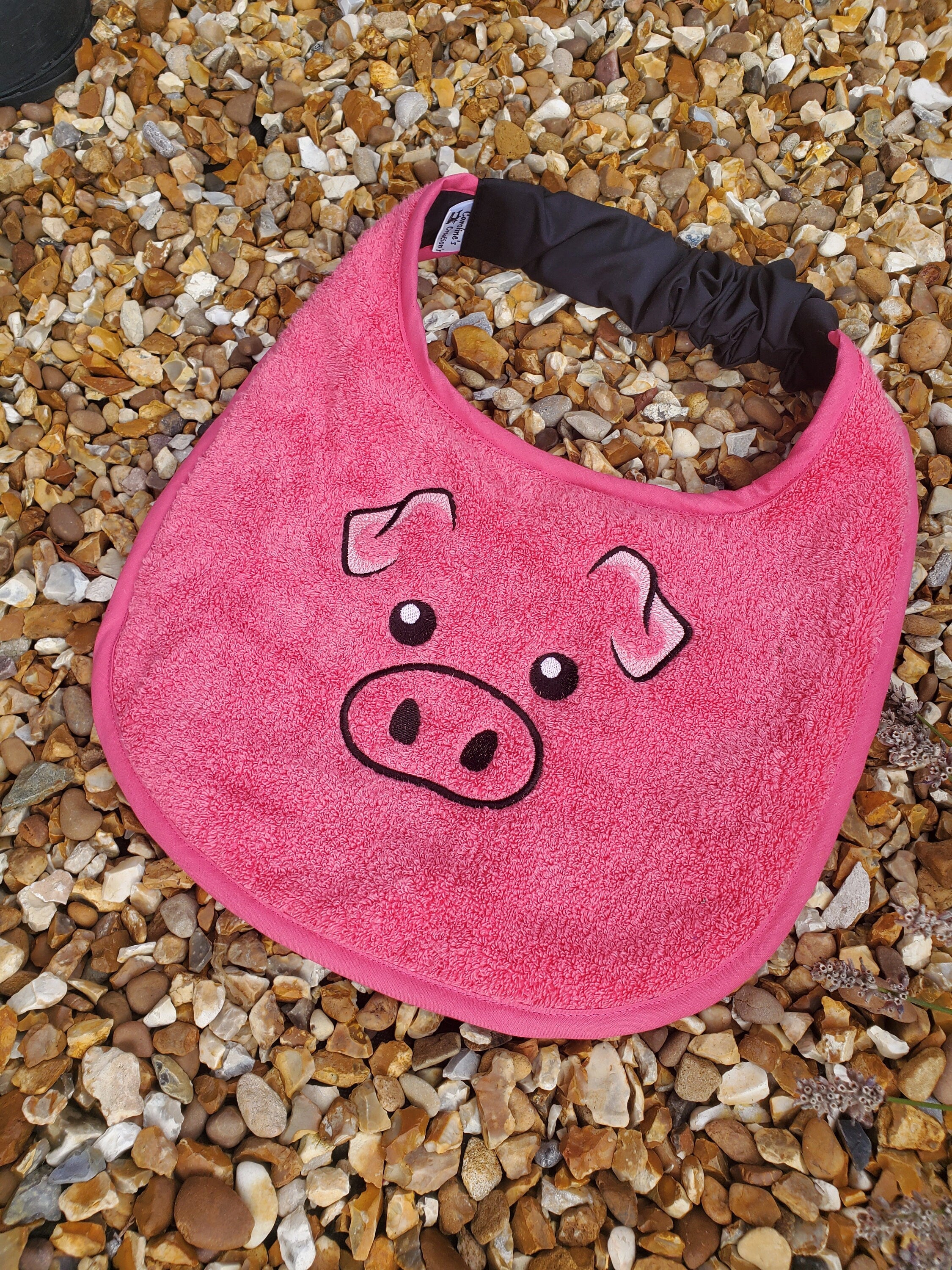 Large Breed Dog Bib: Absorbent Terry Towel, Custom Name Option