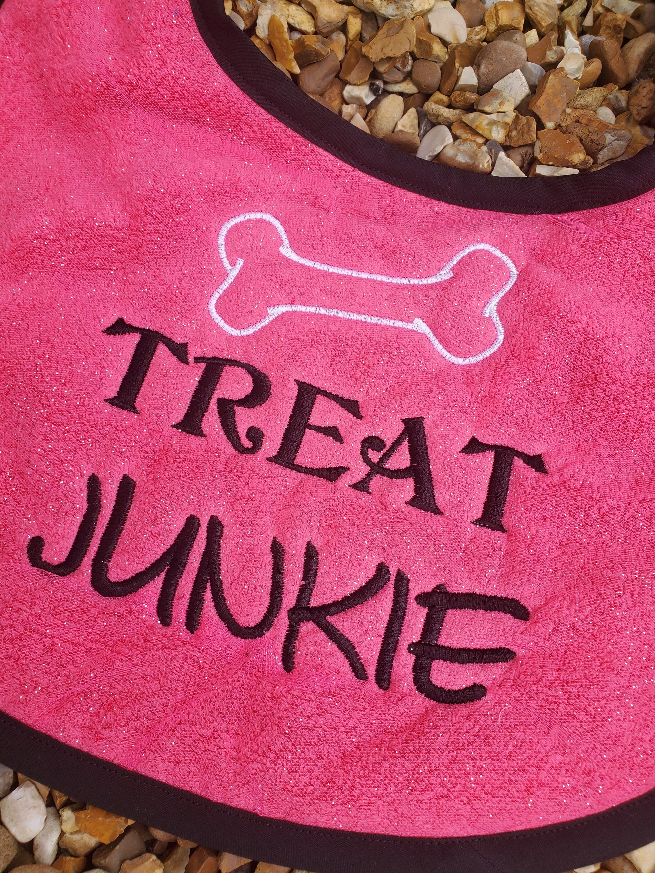 Large Breed Dog Bib: Absorbent Terry Towel, Newfoundland, Personalized